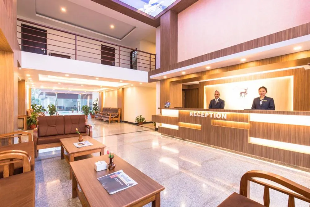 Lobby or reception in Park Safari Resort, Chitwan National Park