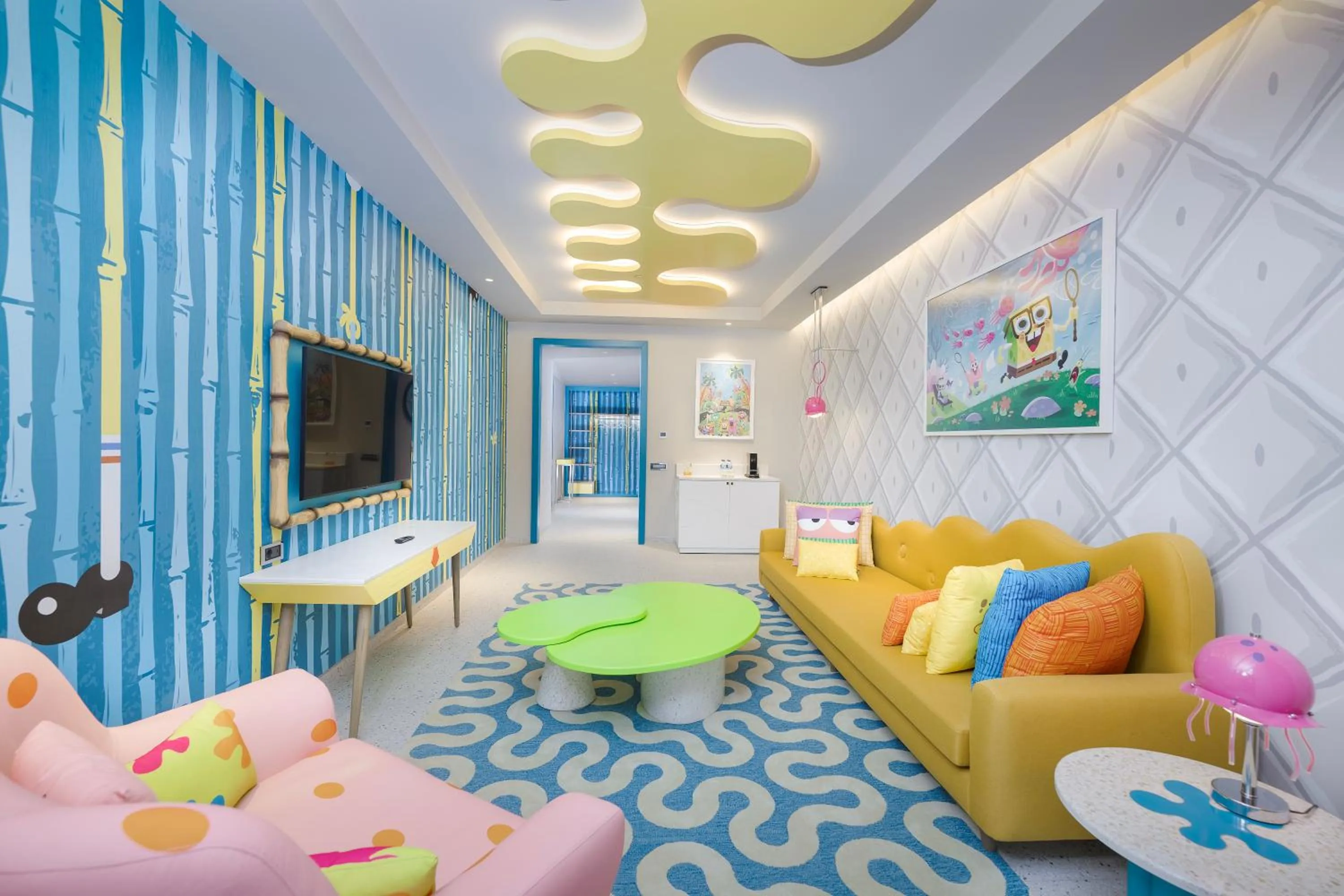 Living room in The Land Of Legends Nickelodeon Hotel Antalya