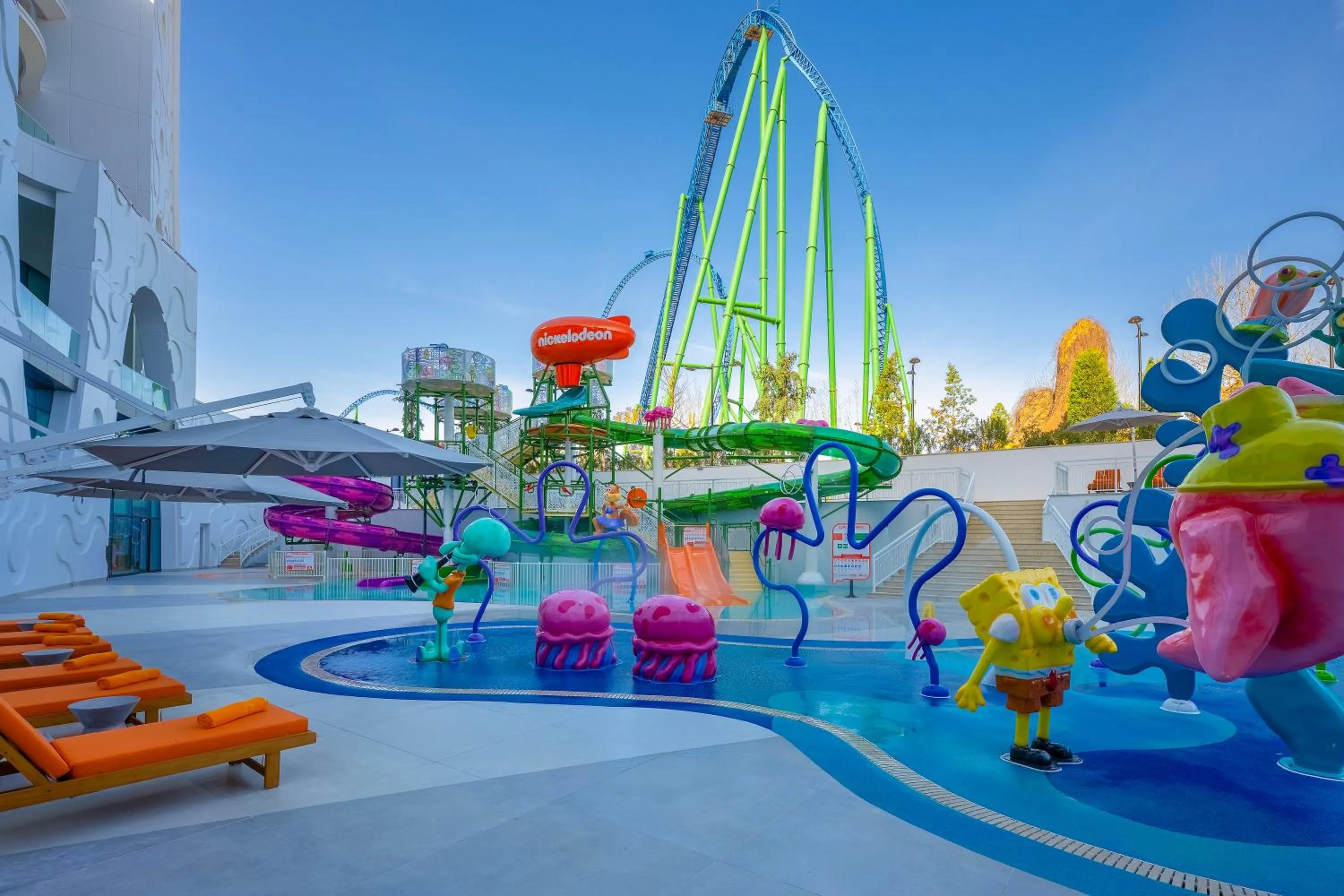 Aqua park in The Land Of Legends Nickelodeon Hotel Antalya