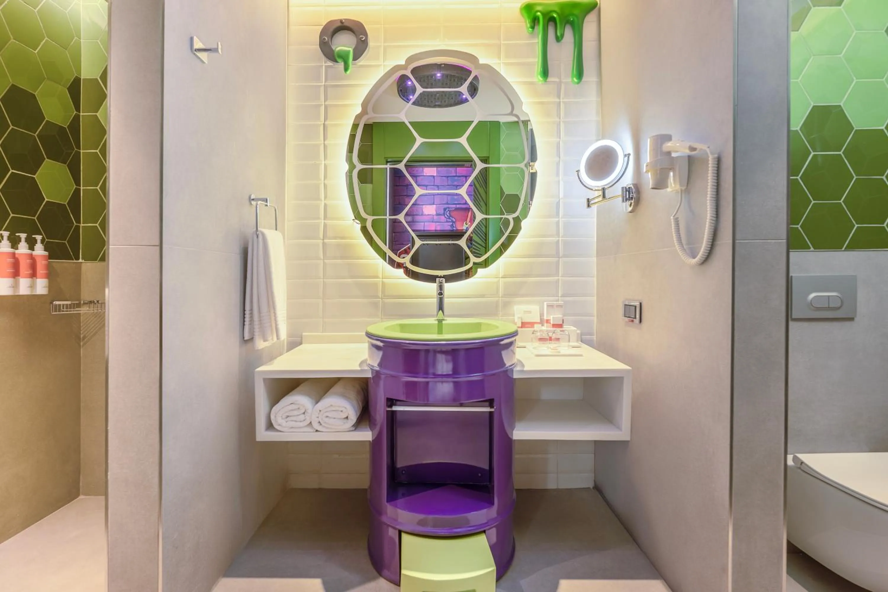 Bathroom in The Land Of Legends Nickelodeon Hotel Antalya