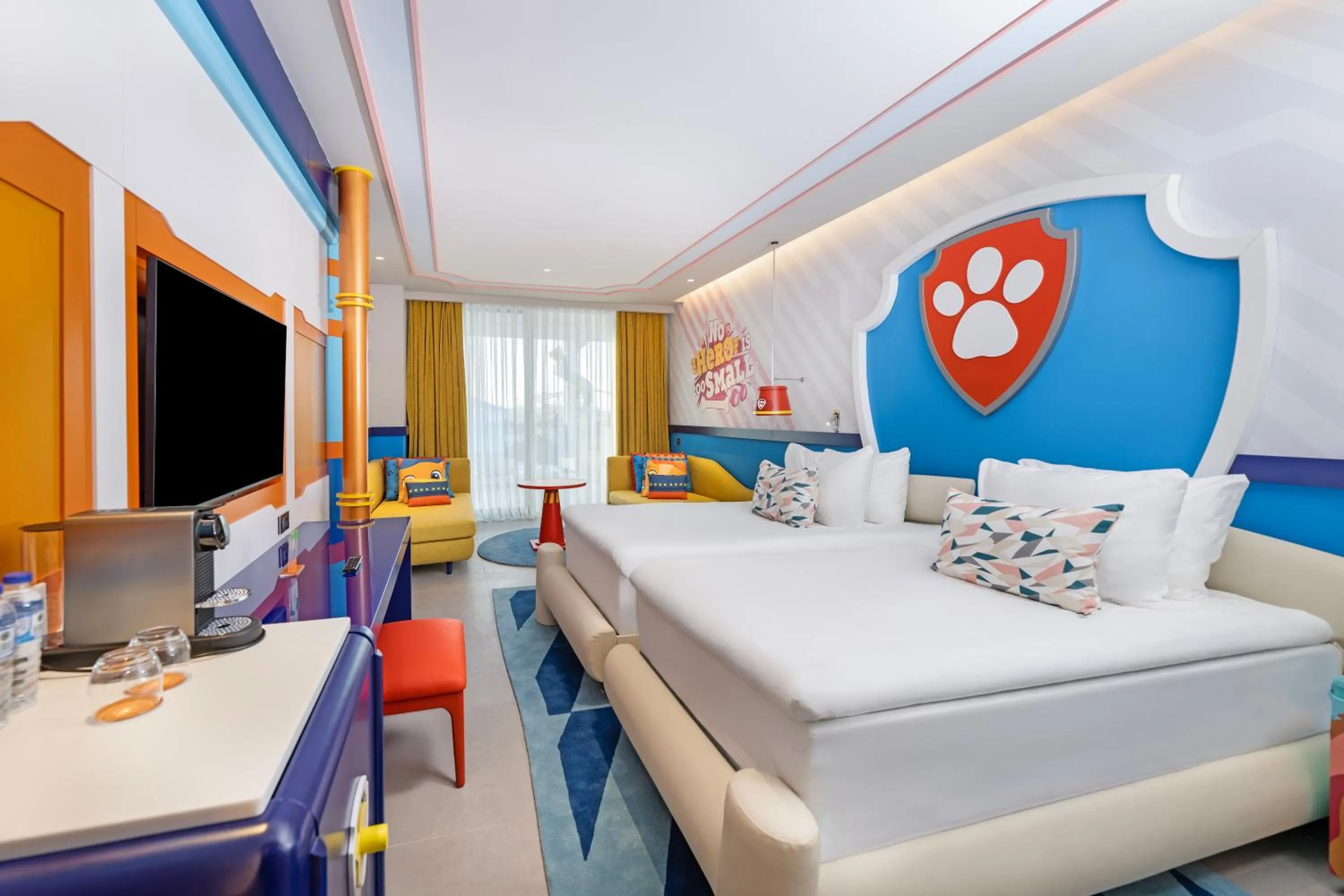 Bedroom, Bed in The Land Of Legends Nickelodeon Hotel Antalya