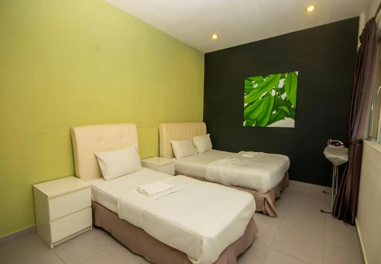 Bed in JQ Osborne Apartment