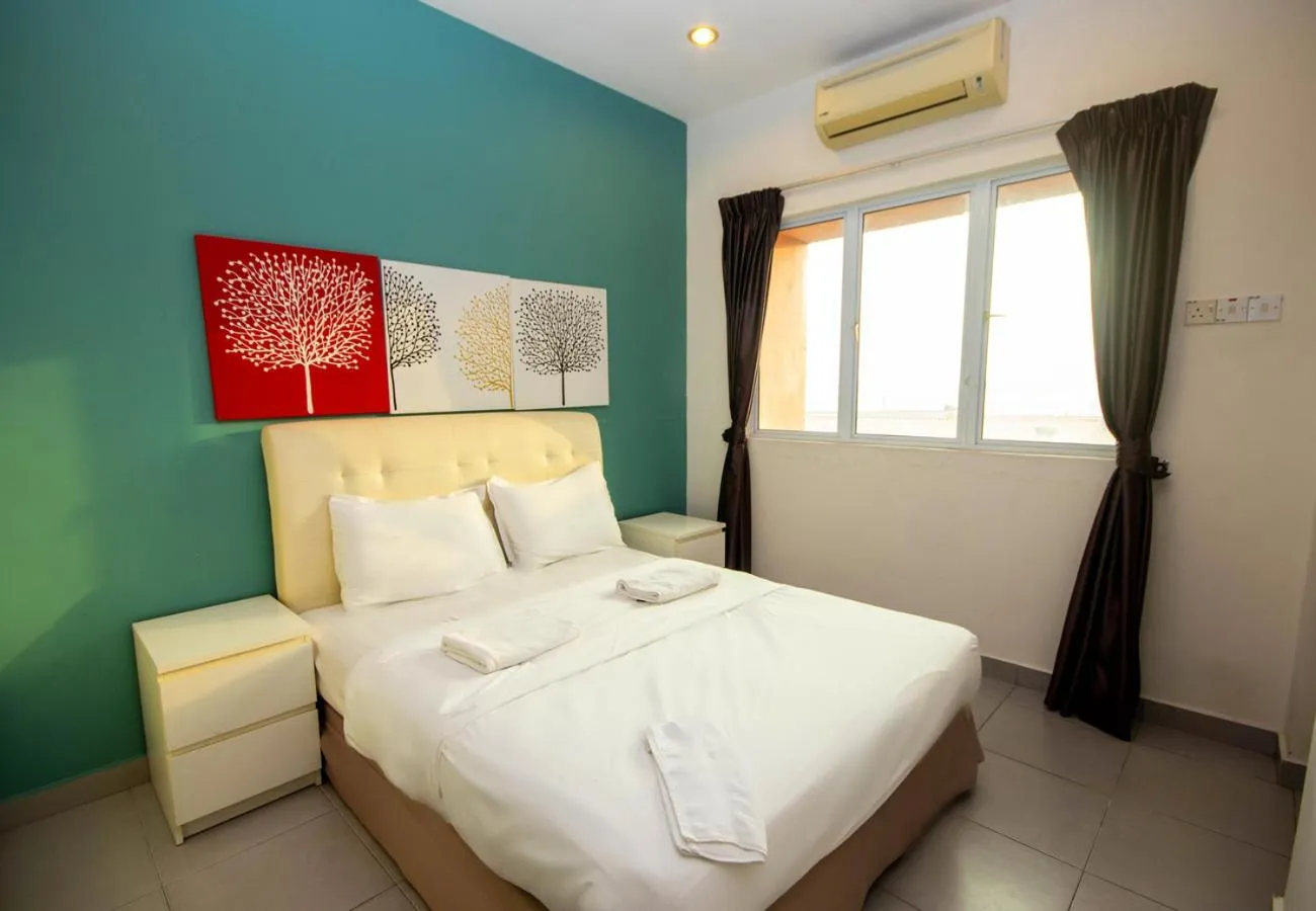 Bed in JQ Osborne Apartment