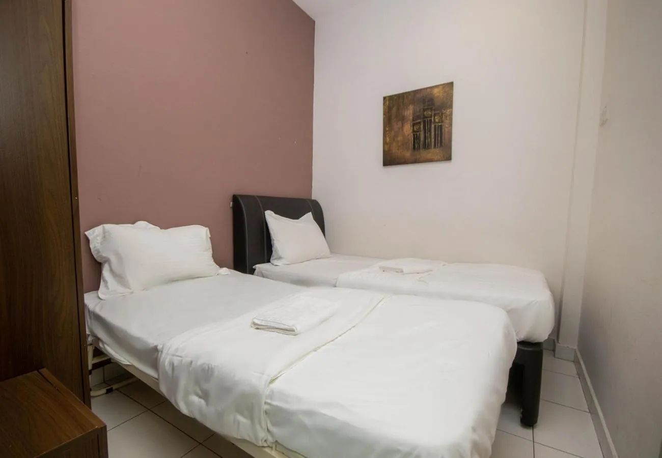 Bed in JQ Osborne Apartment