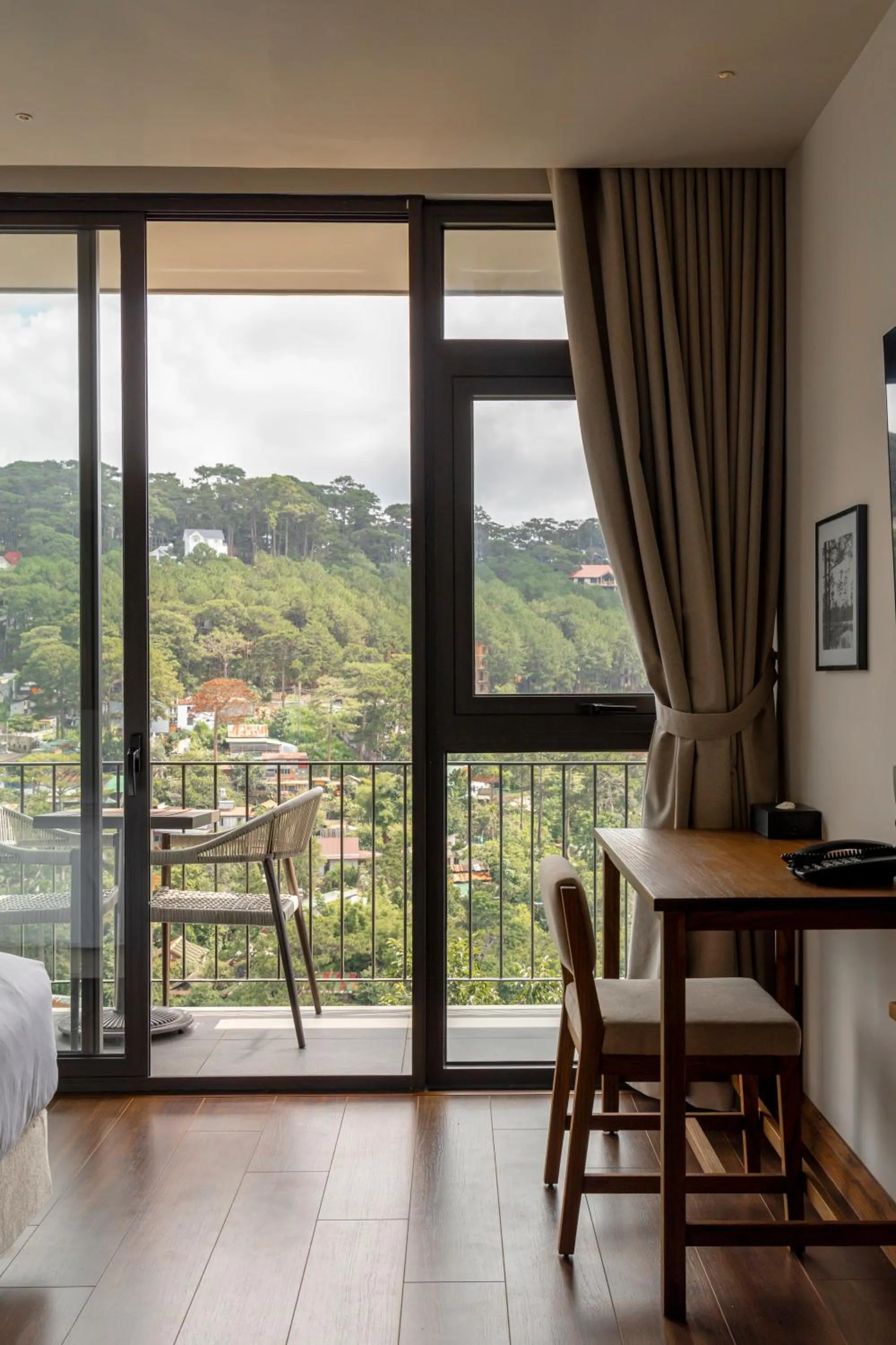 Seating area in HLS Dalat Lodge