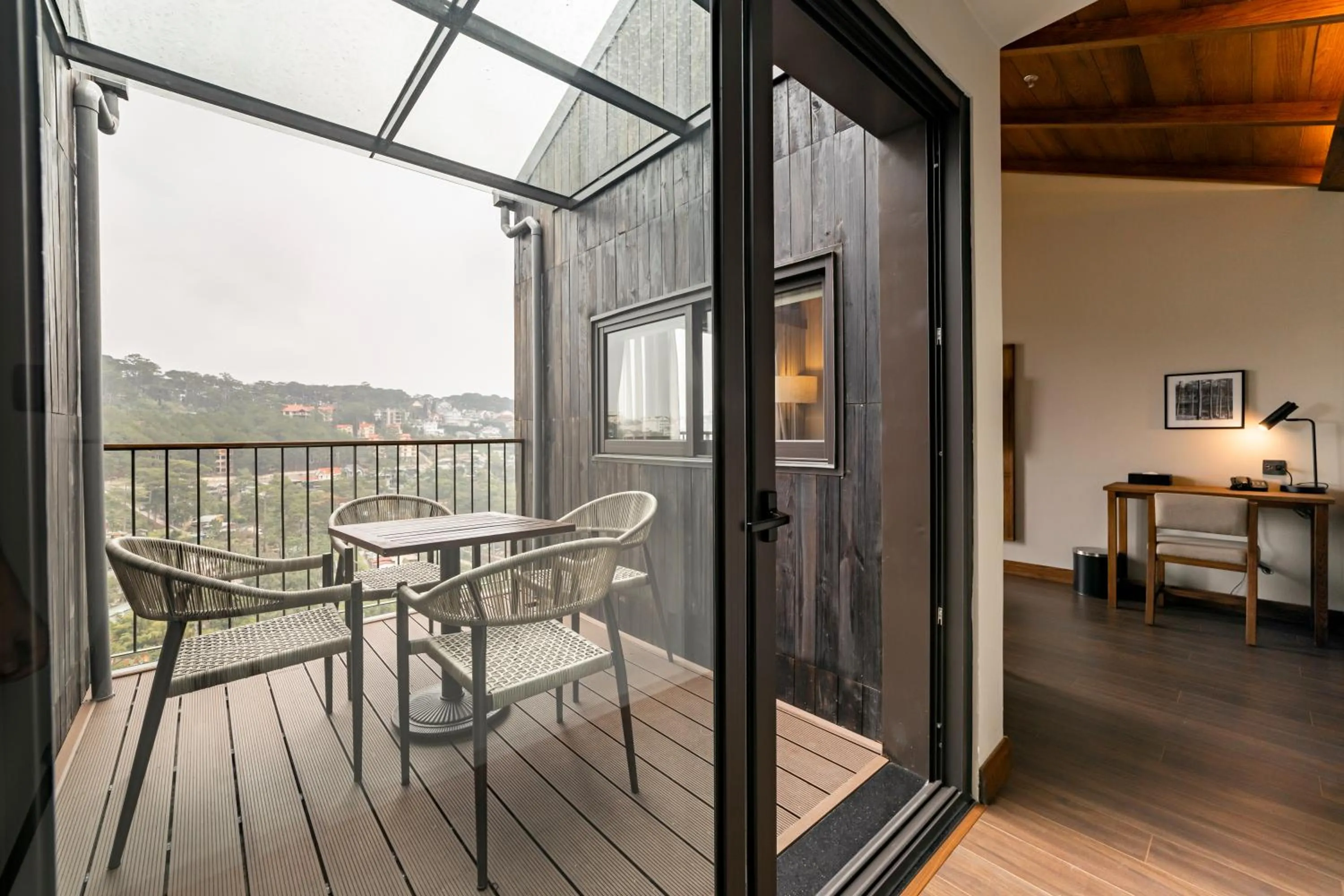 Patio in HLS Dalat Lodge