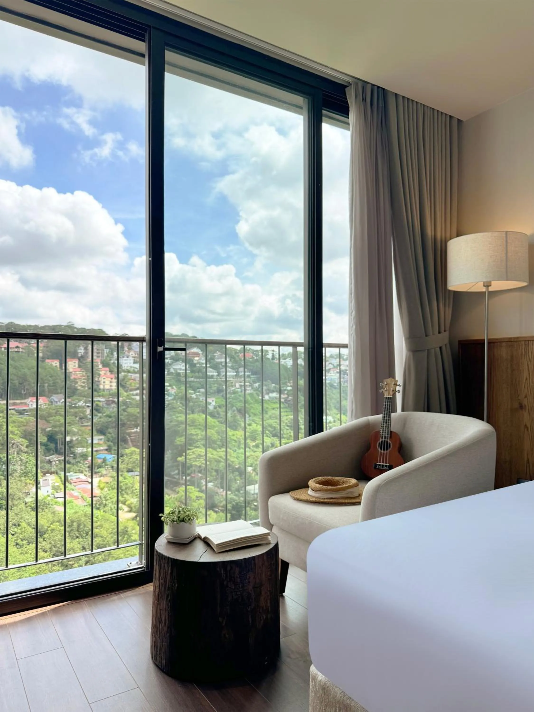 View (from property/room), Bed in HLS Dalat Lodge