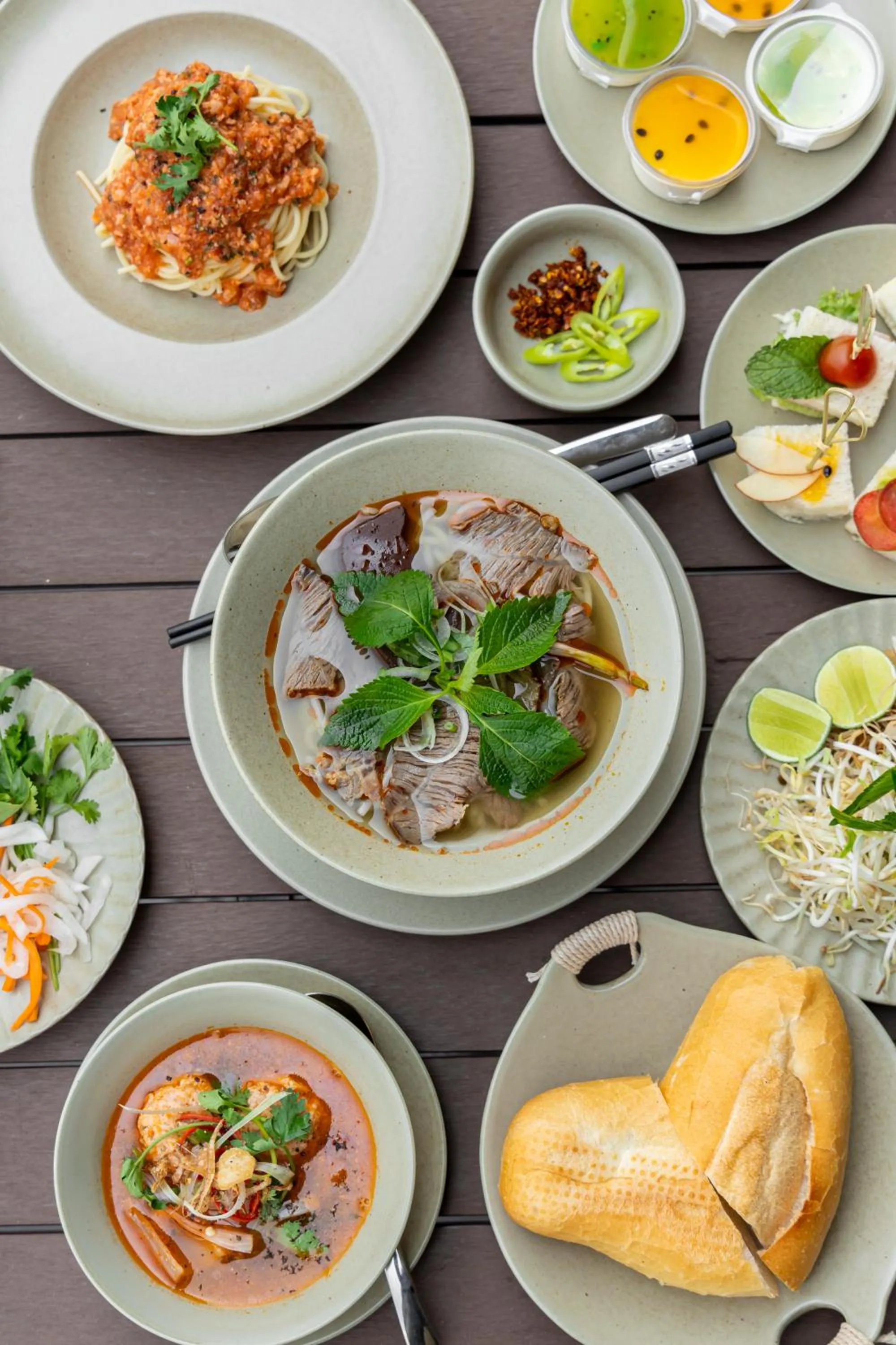 Breakfast in HLS Dalat Lodge