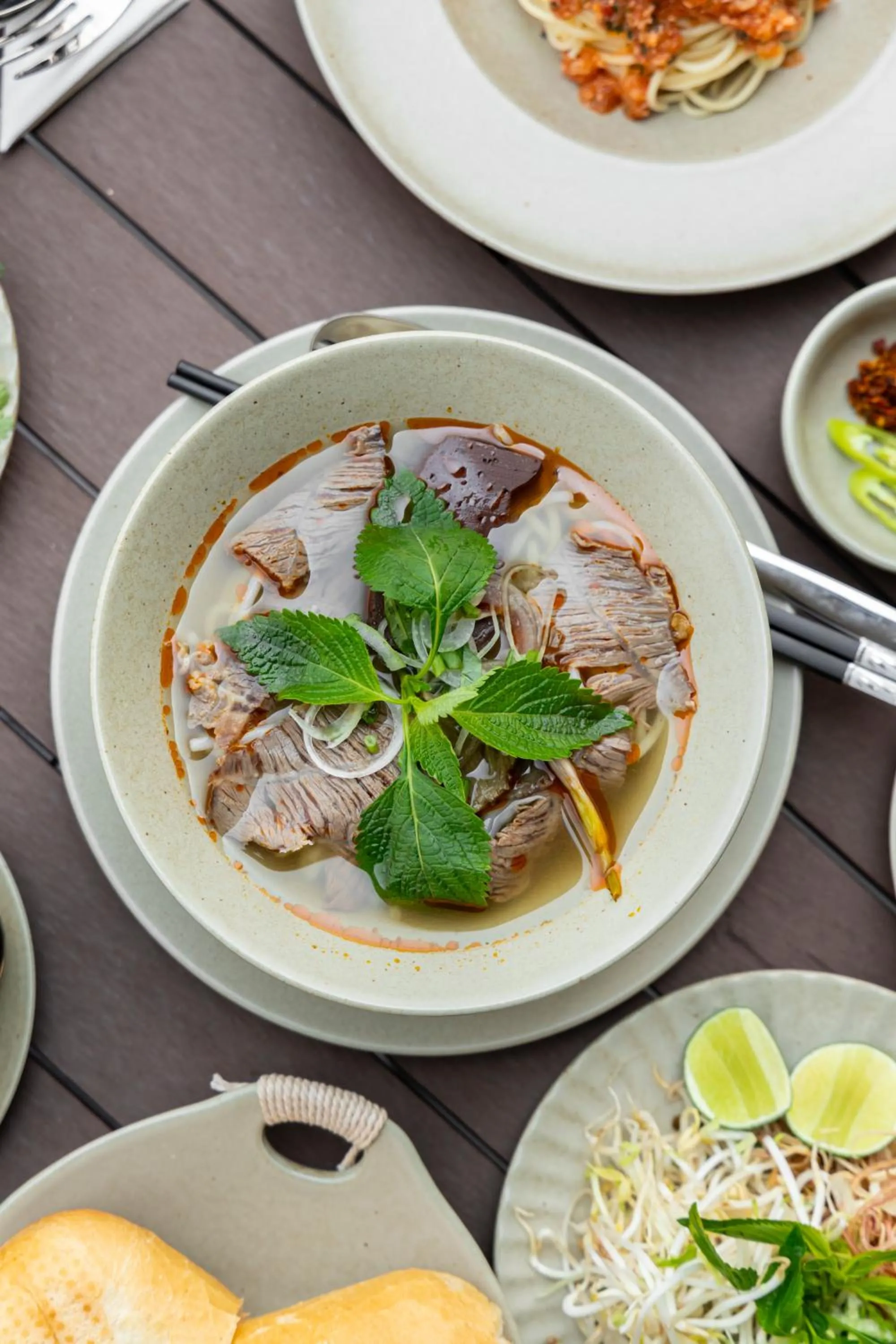 Breakfast in HLS Dalat Lodge