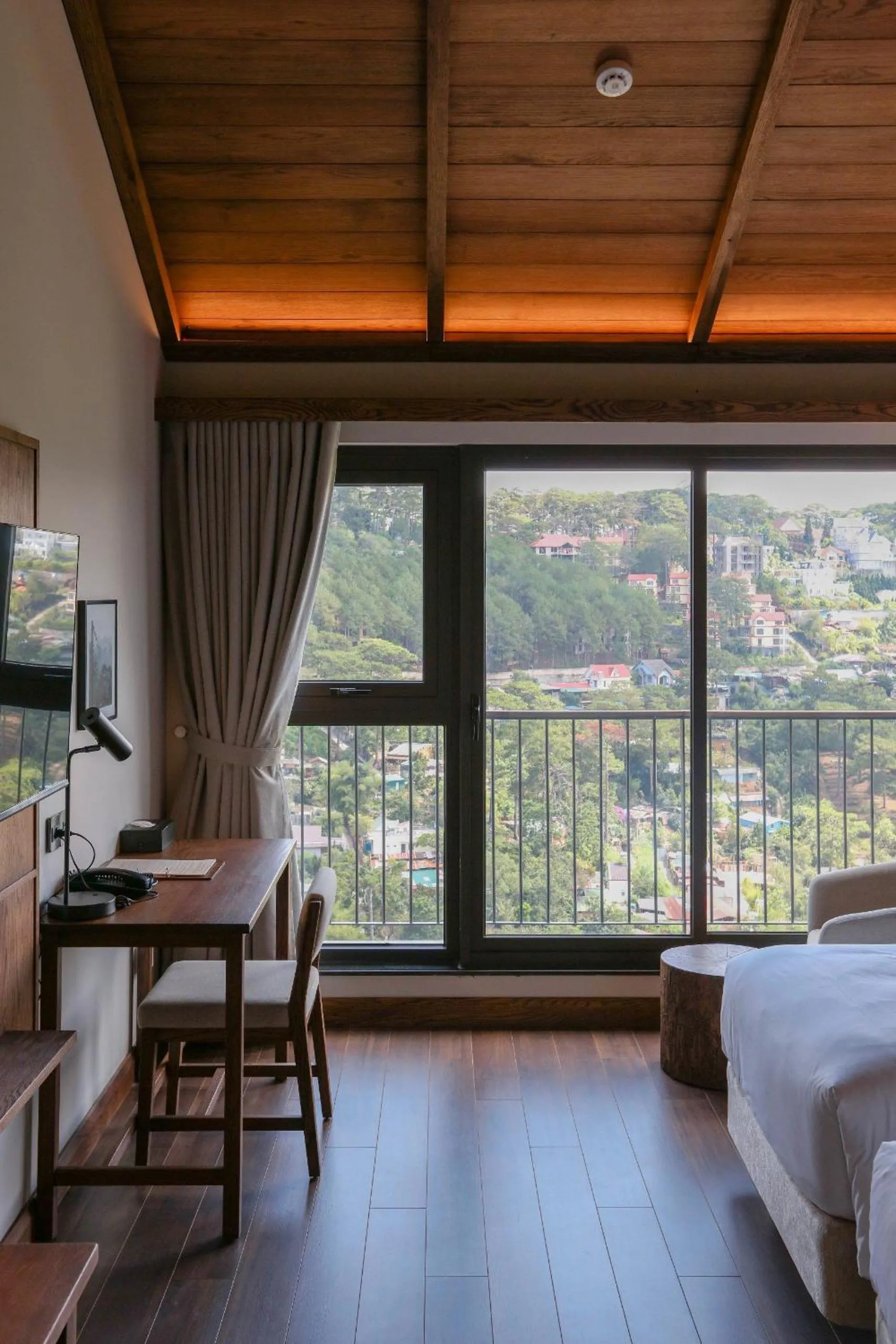 View (from property/room), Bed in HLS Dalat Lodge