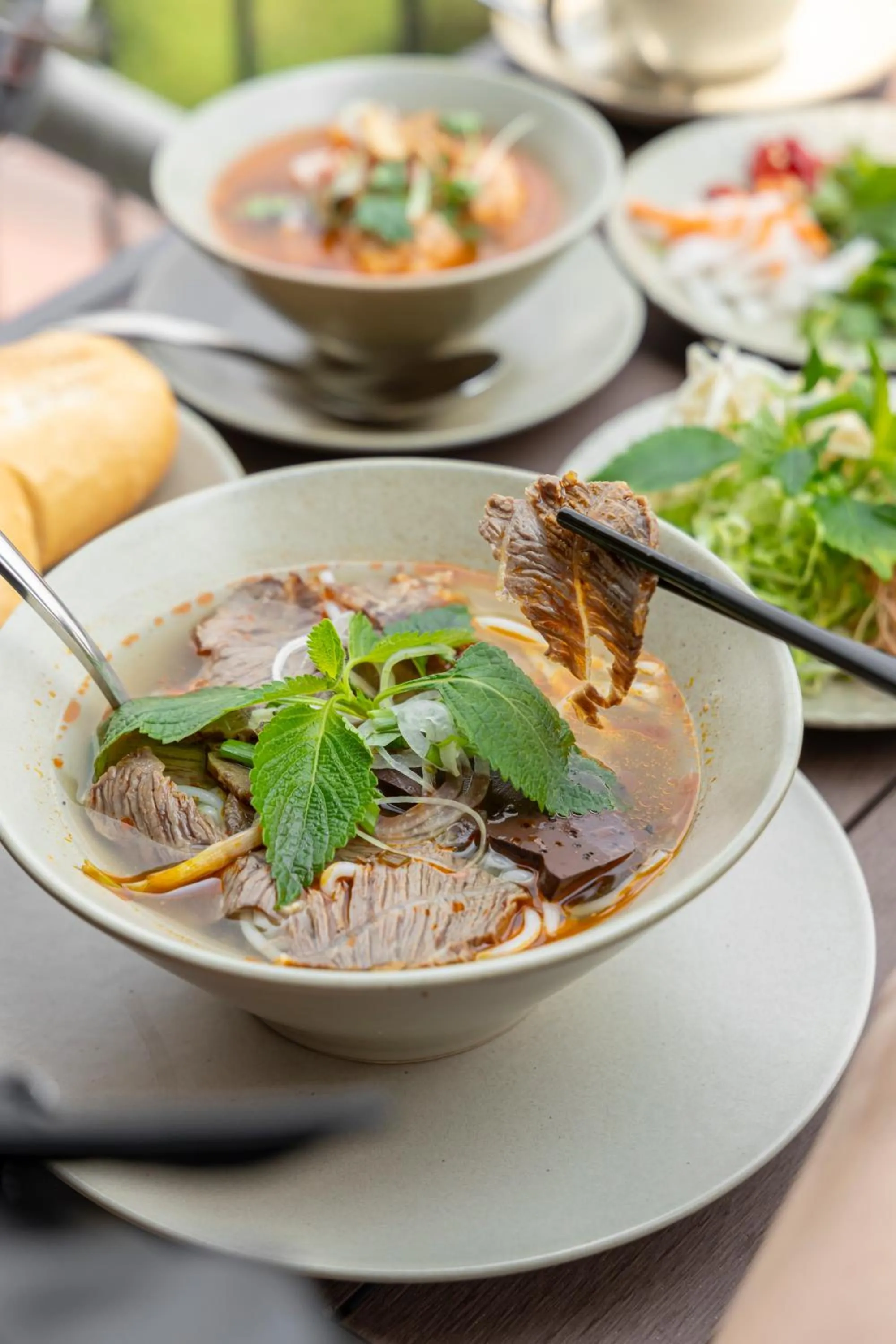 Breakfast in HLS Dalat Lodge