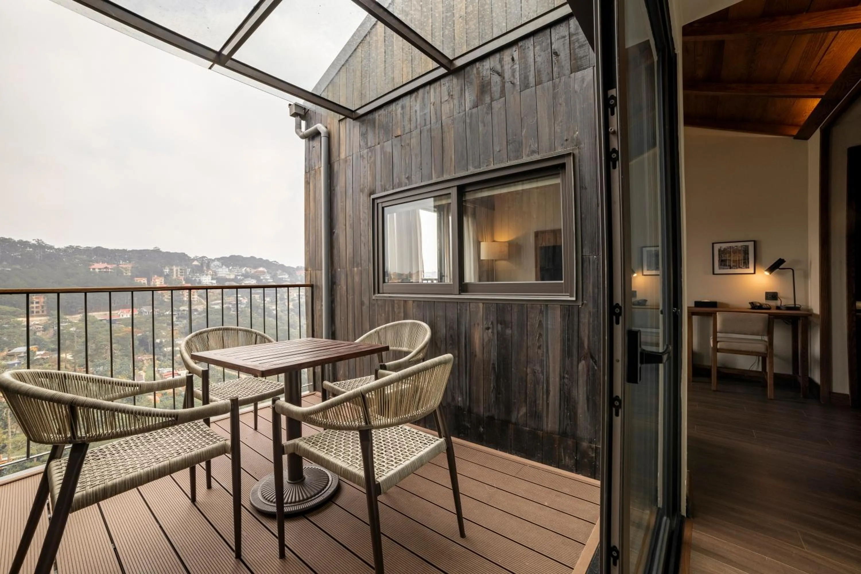 Patio in HLS Dalat Lodge