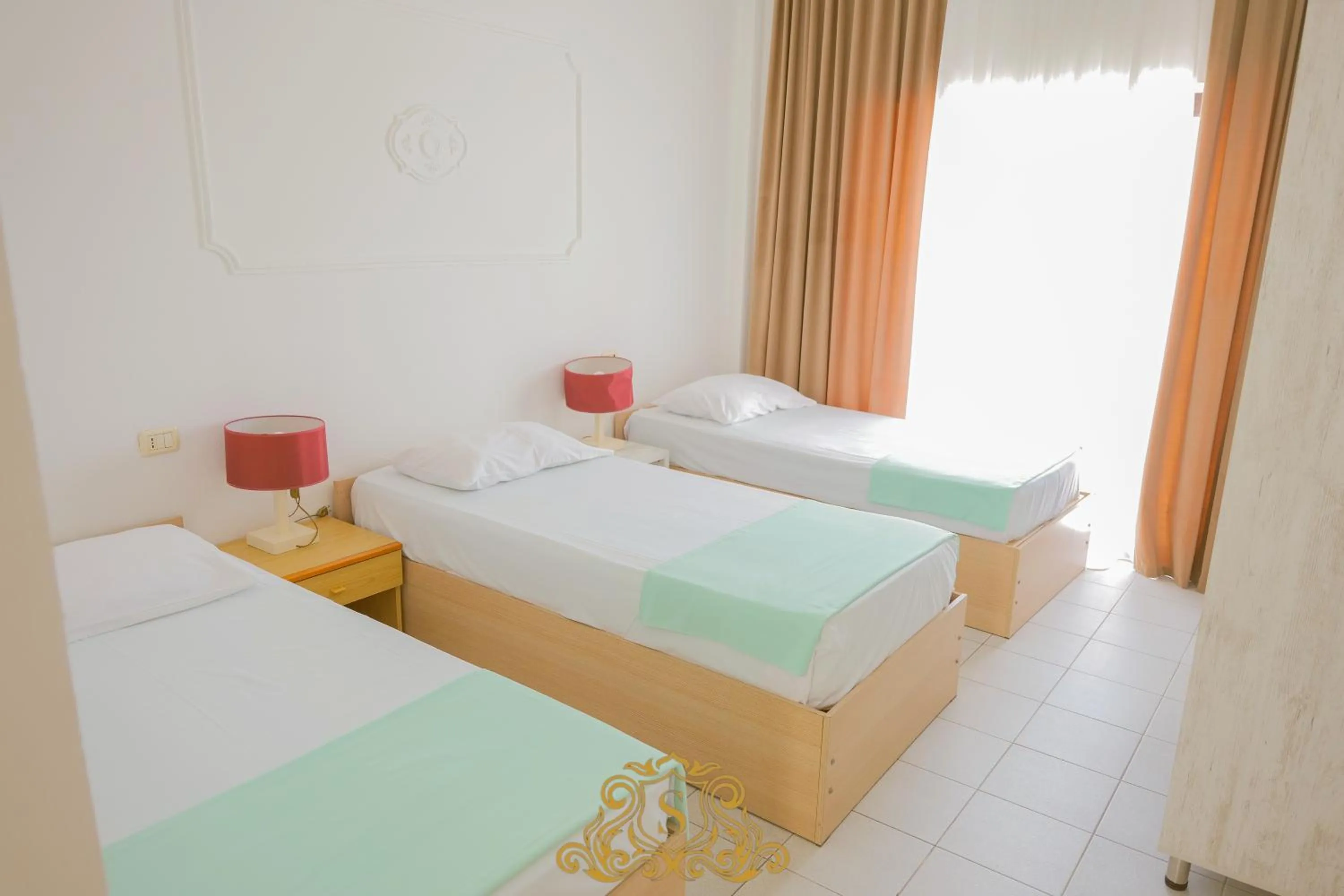 Bed in Hotel Sorrente