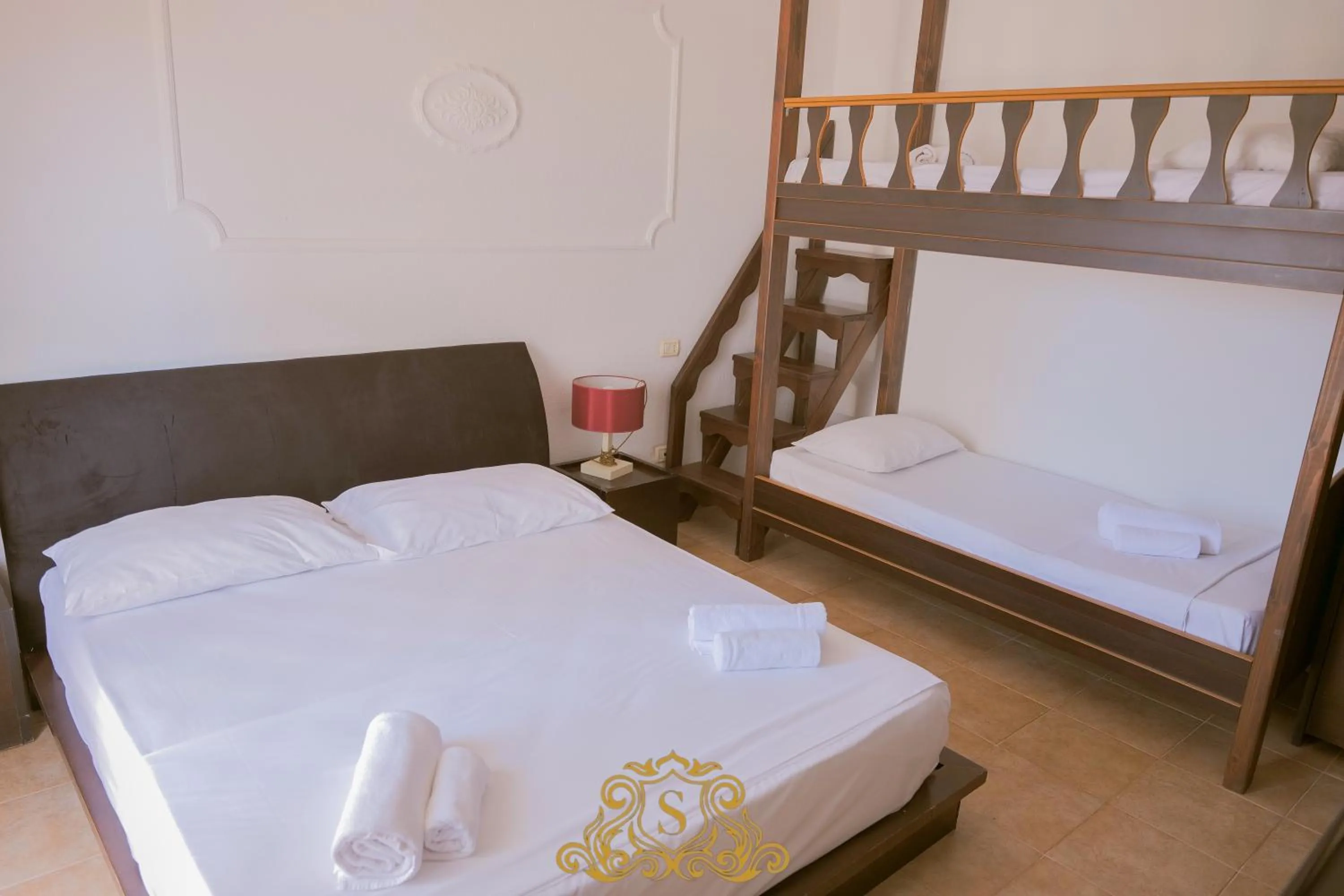 Bed in Hotel Sorrente