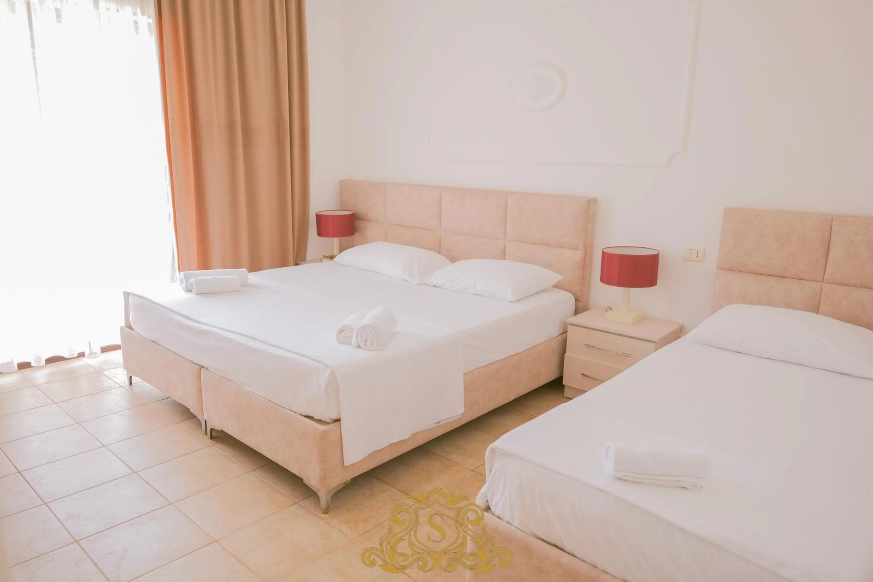 Bed in Hotel Sorrente