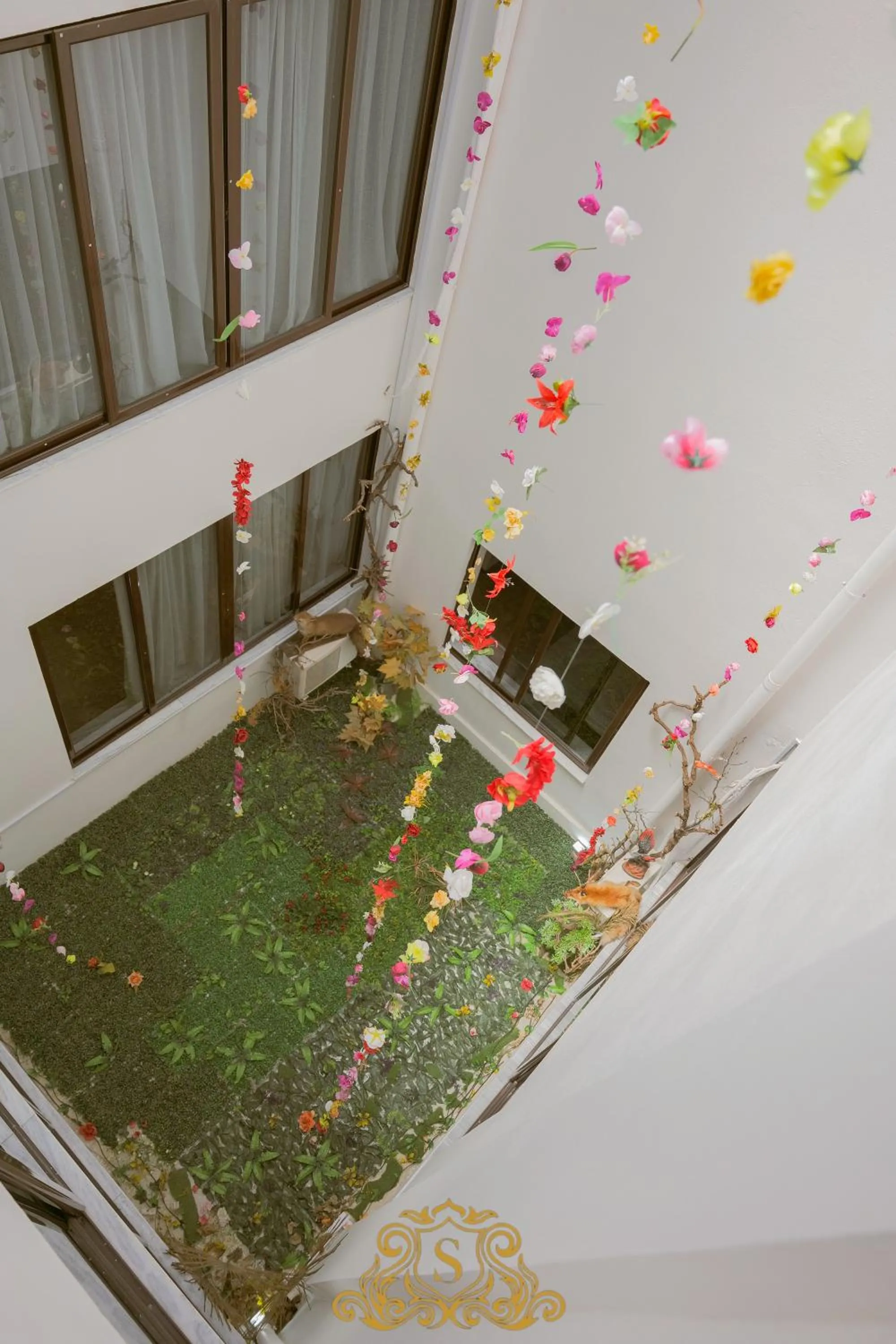 Garden view in Hotel Sorrente