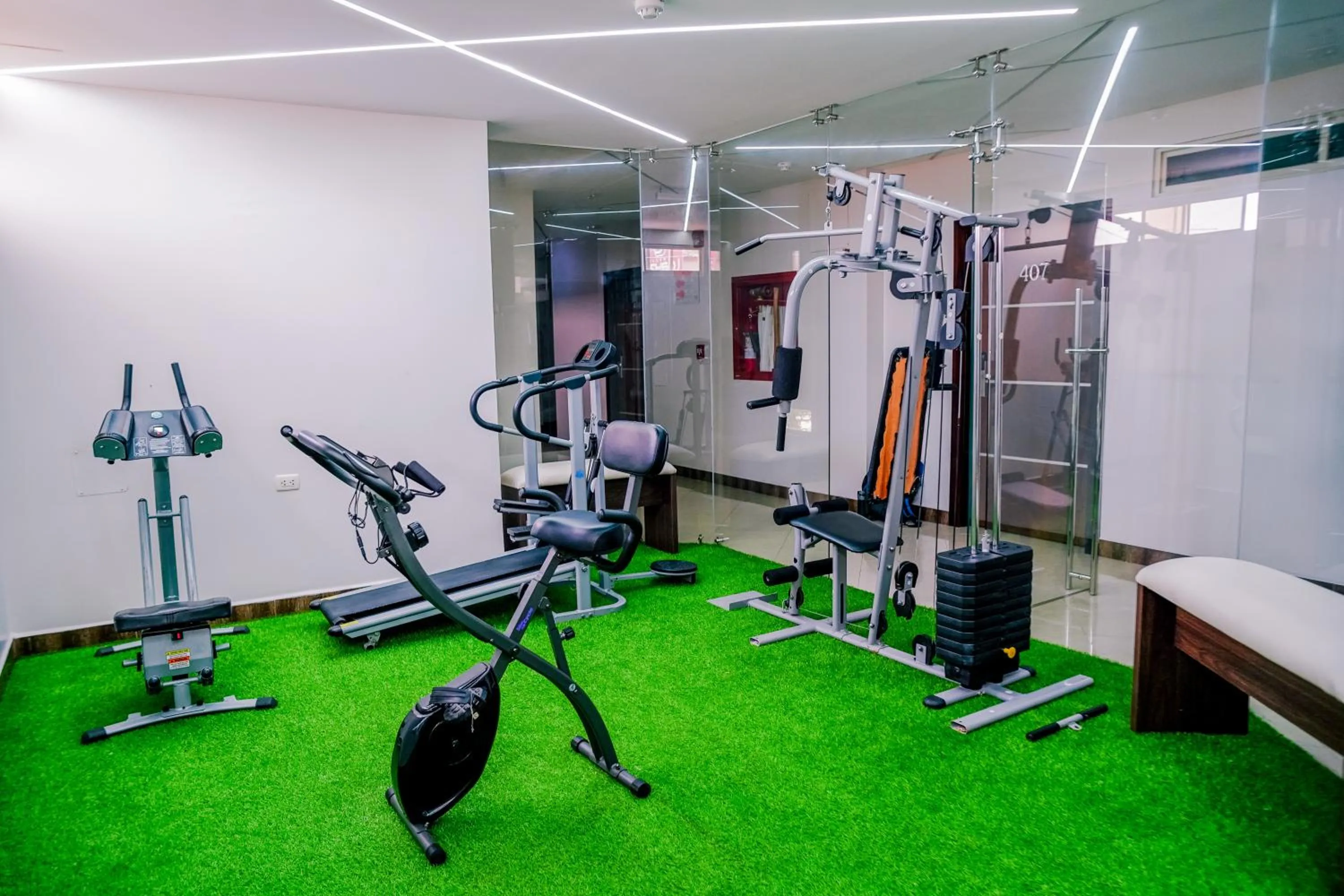 Fitness centre/facilities in BRITNEY HOTEL Machala