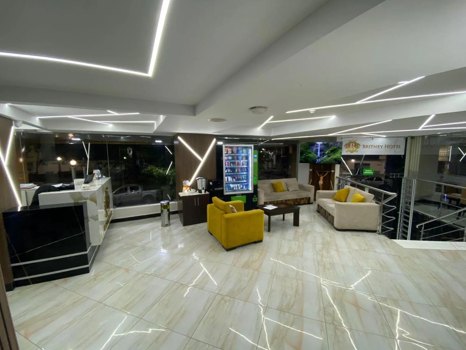 Living room in BRITNEY HOTEL Machala