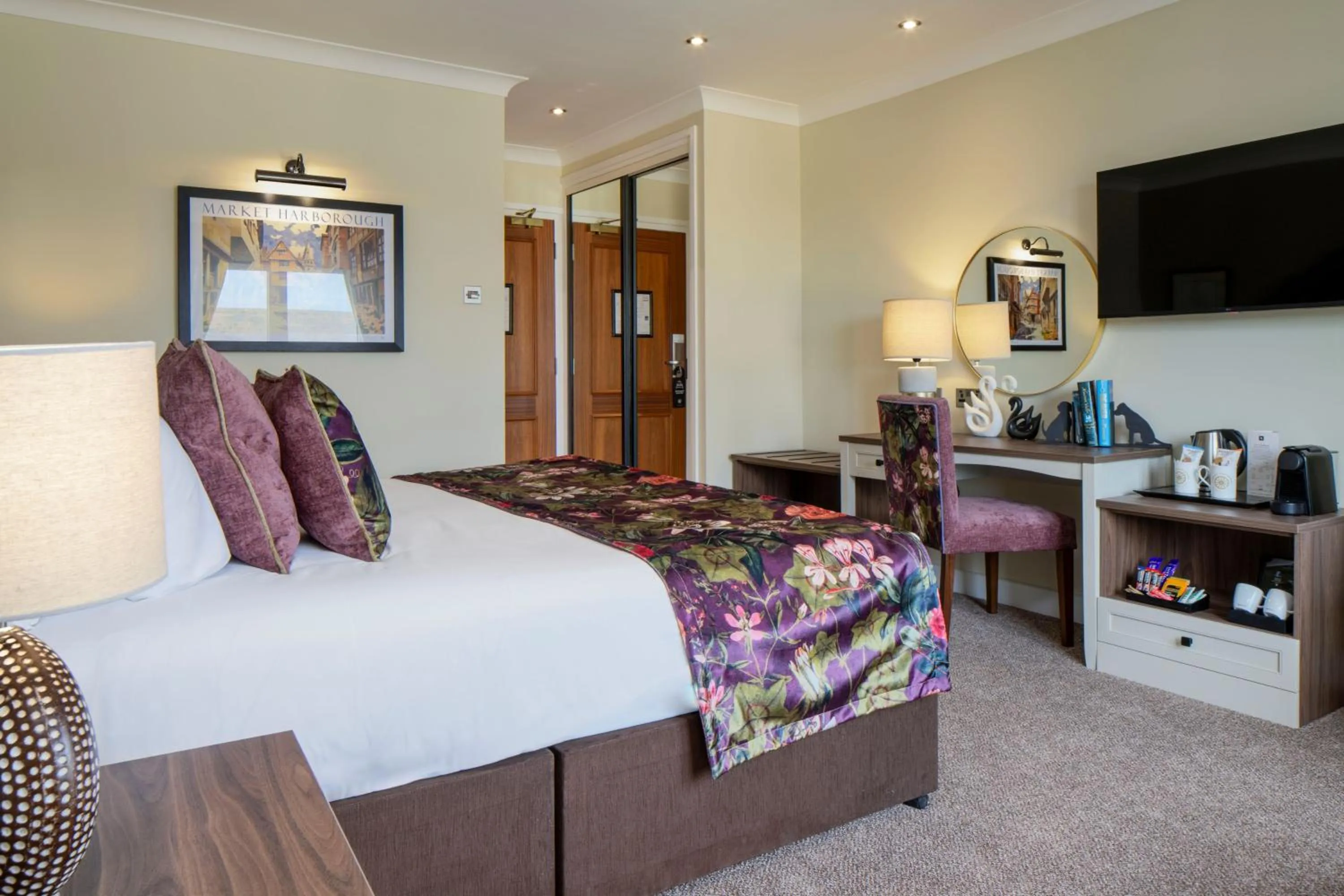 Bed in The Three Swans Hotel, Market Harborough, Leicestershire - The Coaching Inn Group