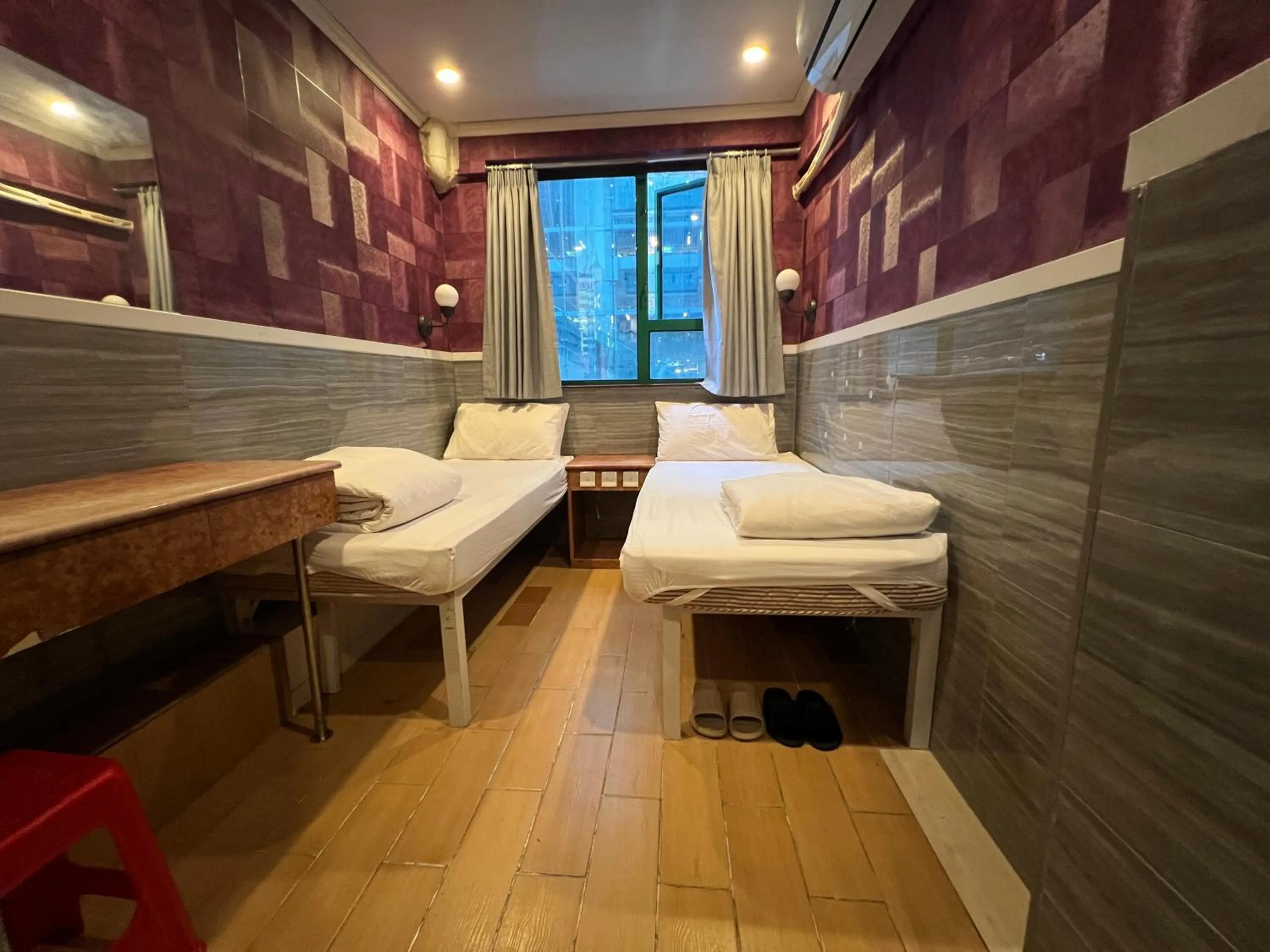 Bed in 3D Inn Hong Kong Romance