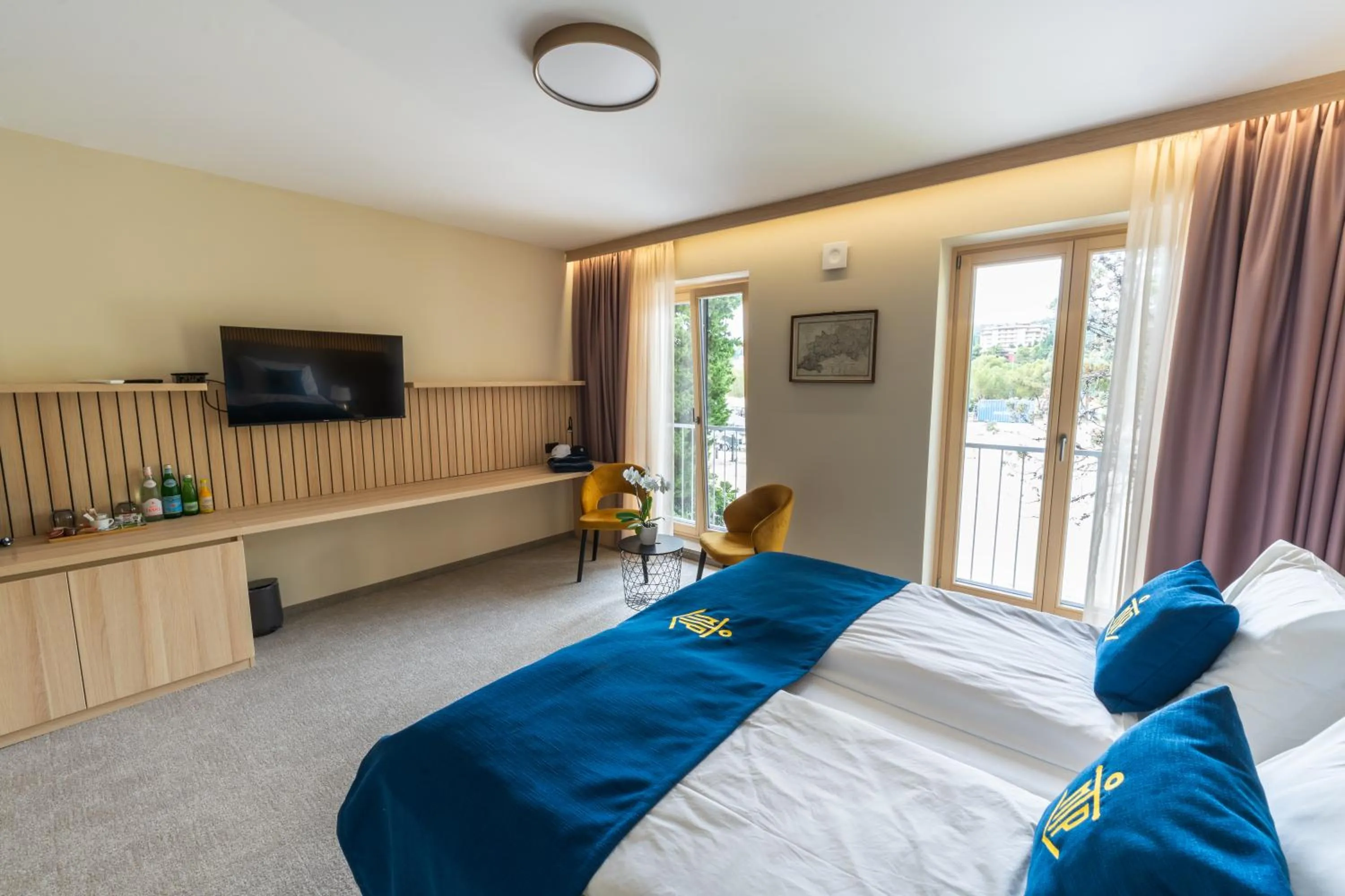 Bedroom, Bed in Sea Resort Marina Portoroz