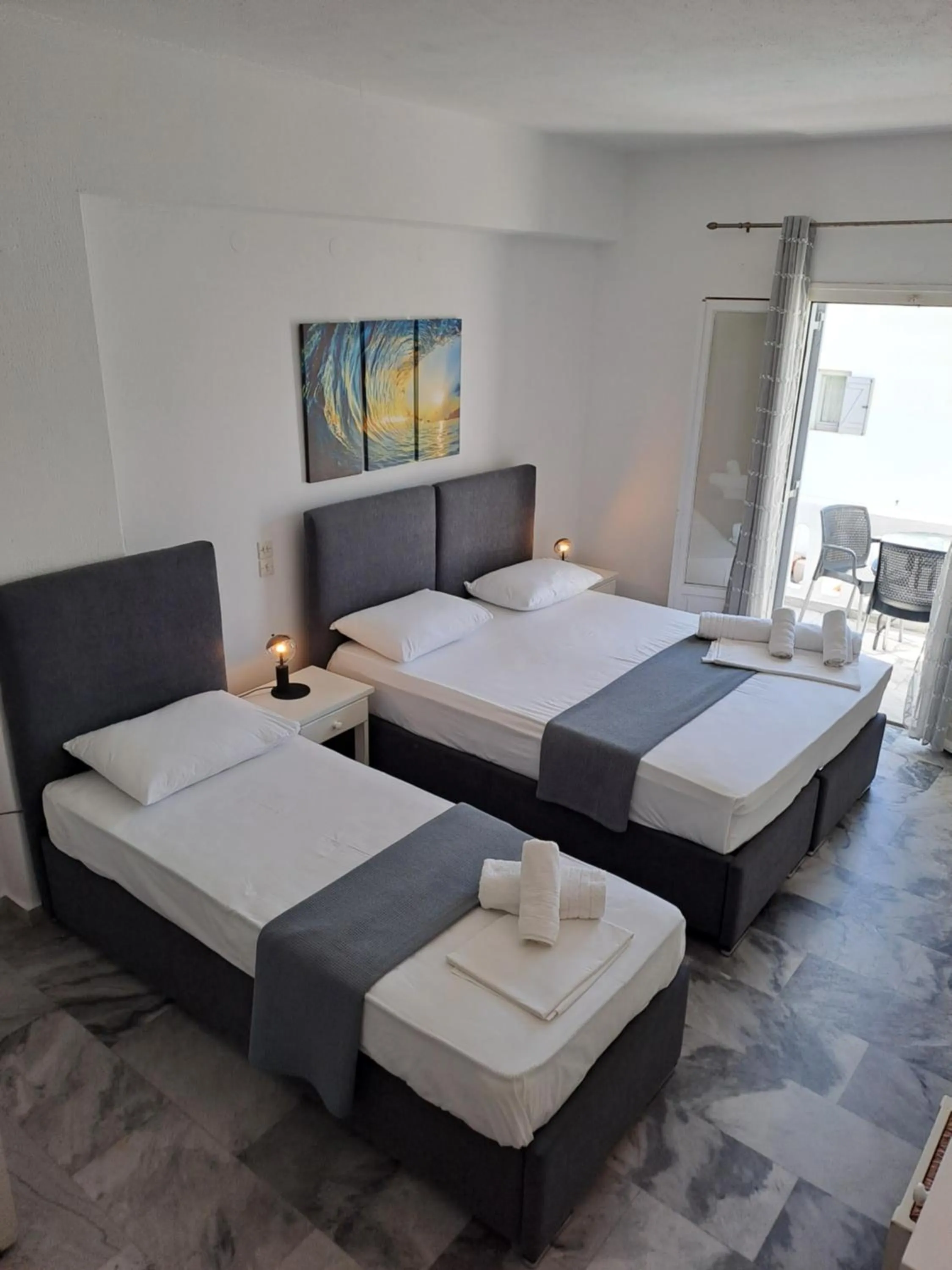 Bed in Oceanis Resort