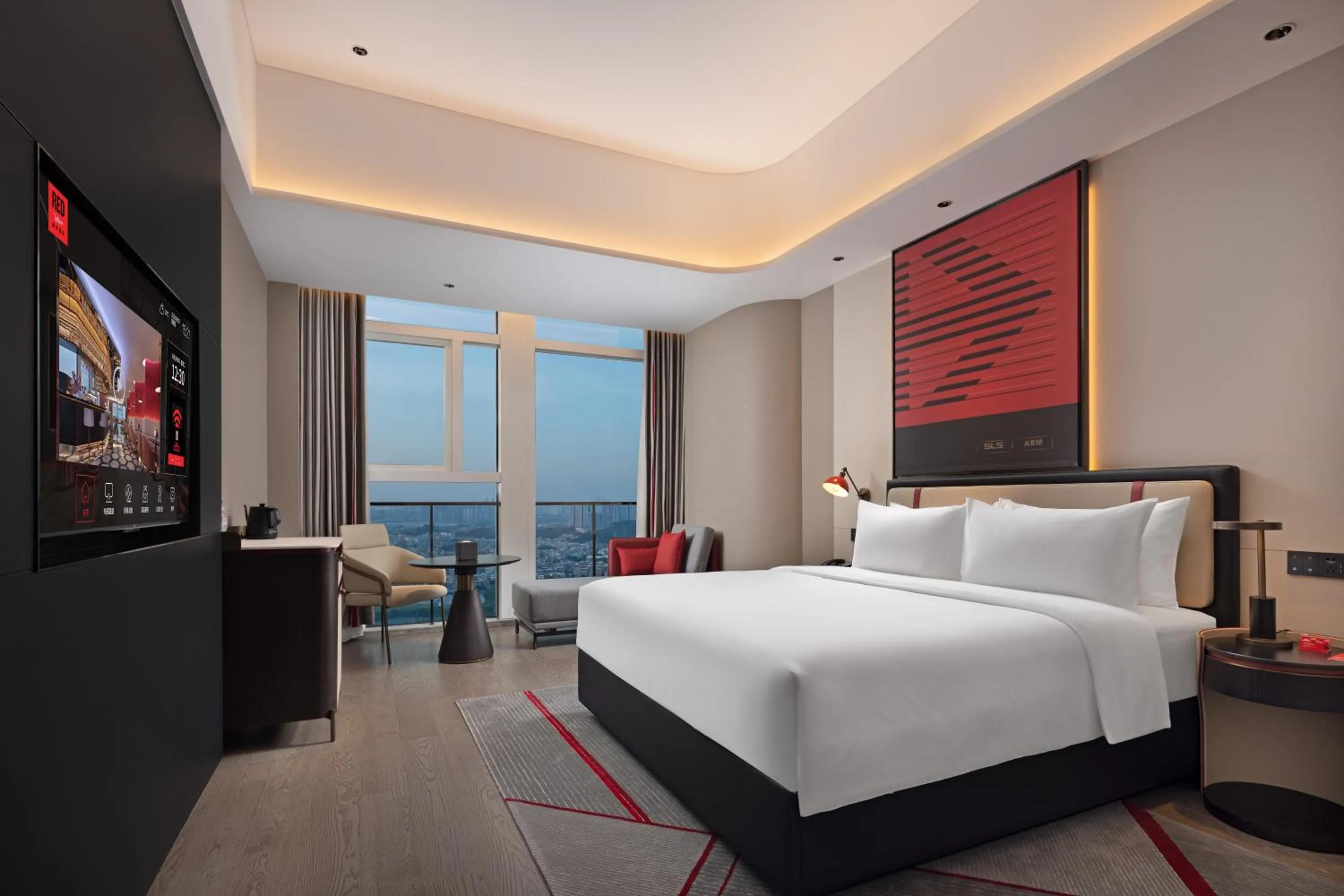 Photo of the whole room, Bed in Radisson Red Guangzhou South Railway Station