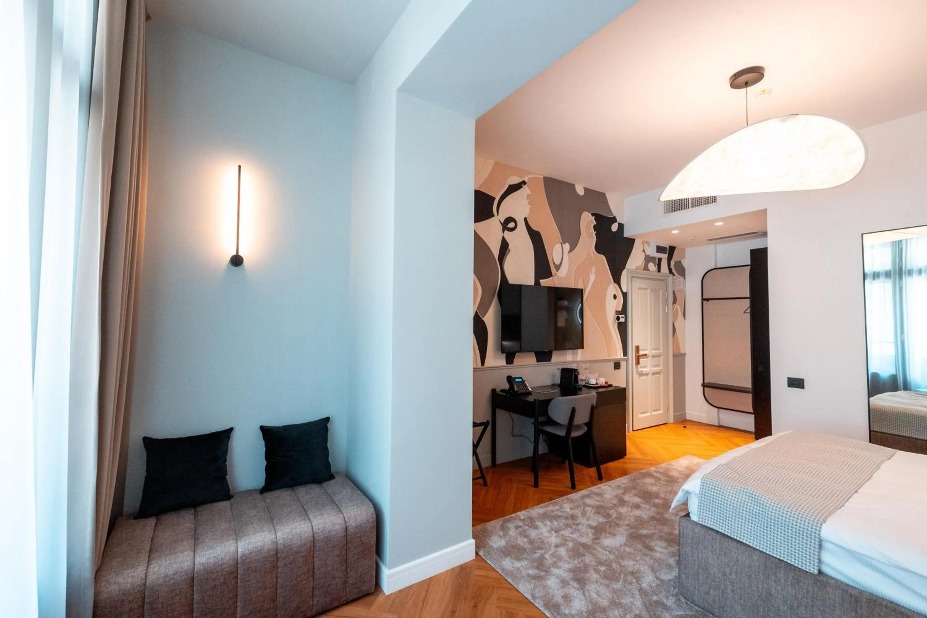 TV and multimedia, Bed in Ecletico Villa