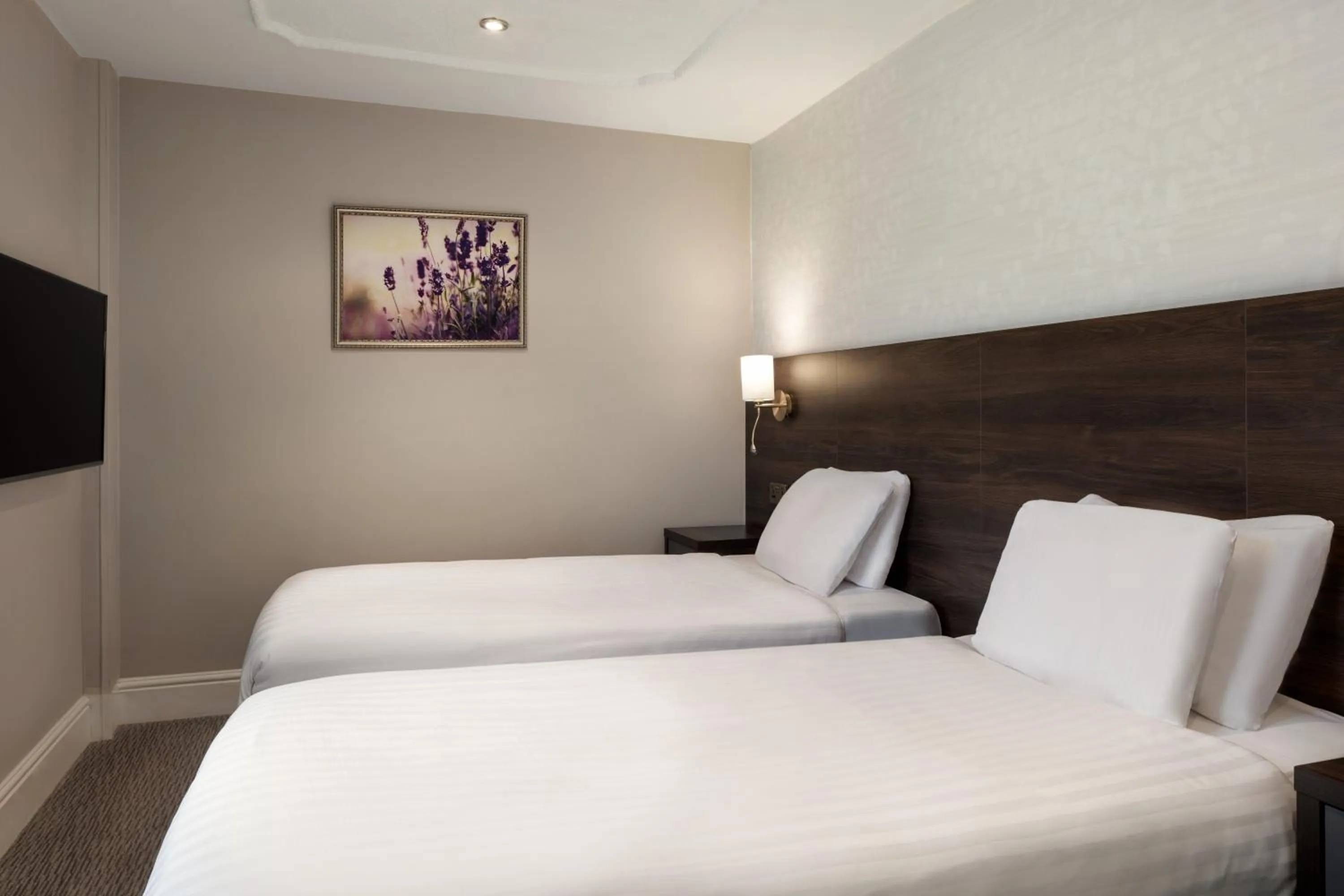 Bedroom, Bed in Trafford Hall Hotel Manchester, Trademark Collection by Wyndham