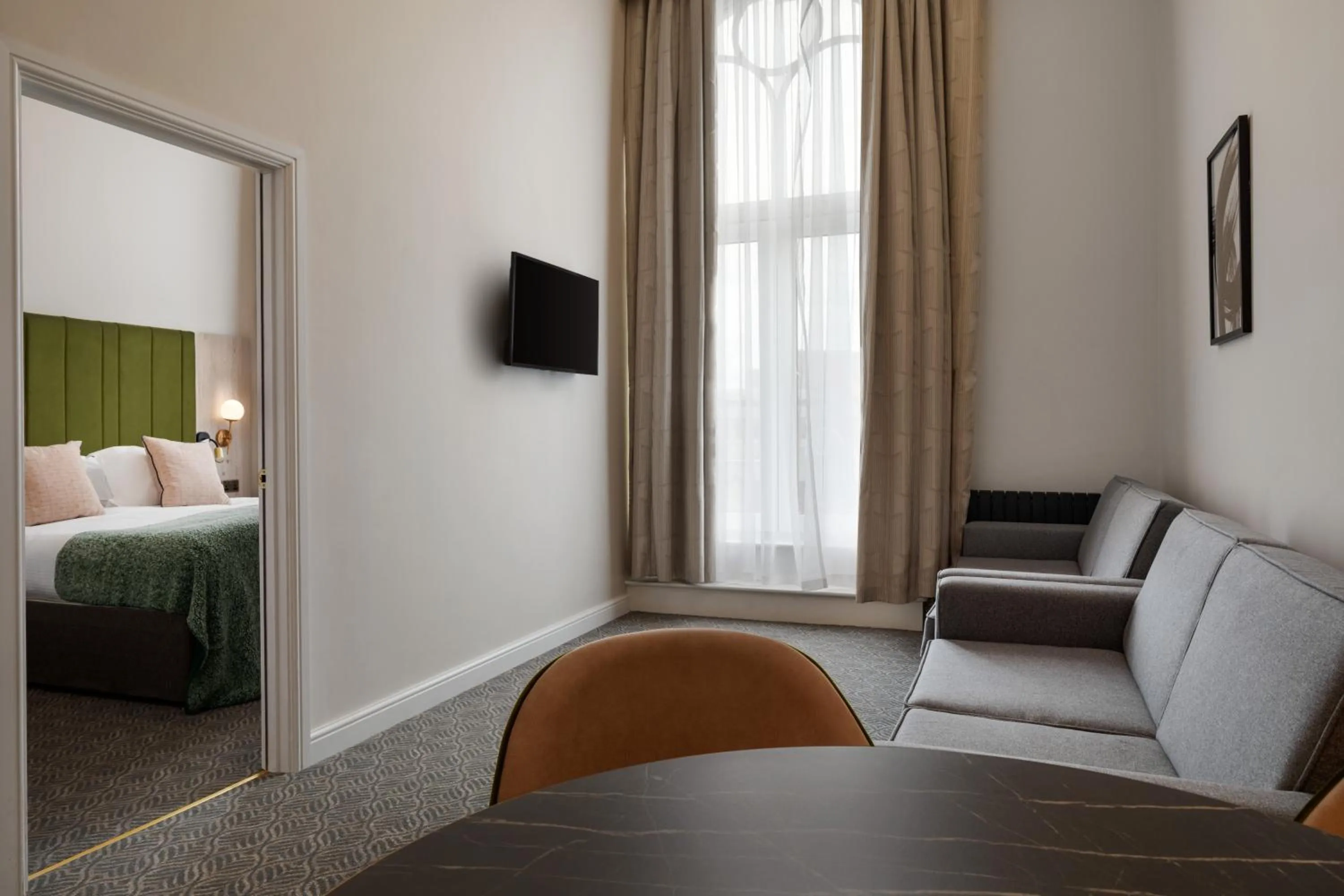 Bedroom, Bed in Trafford Hall Hotel Manchester, Trademark Collection by Wyndham