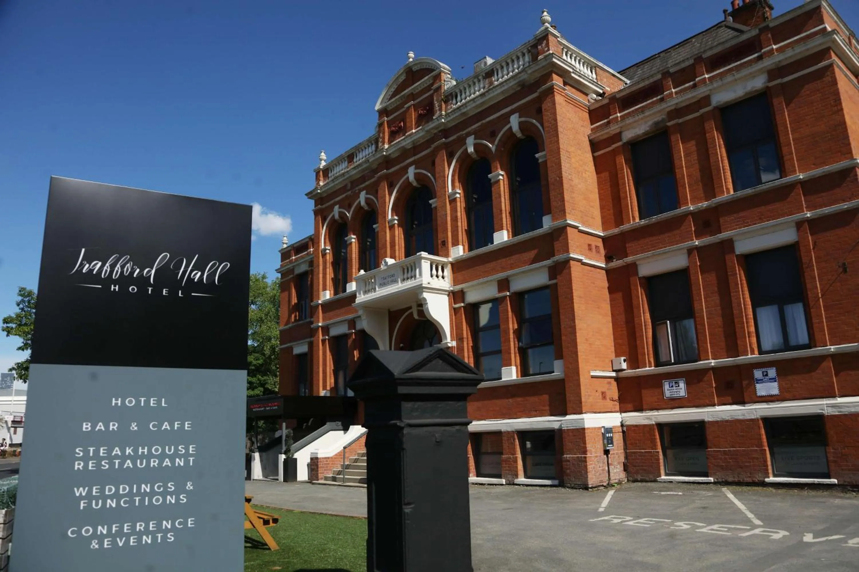Property building in Trafford Hall Hotel Manchester, Trademark Collection by Wyndham