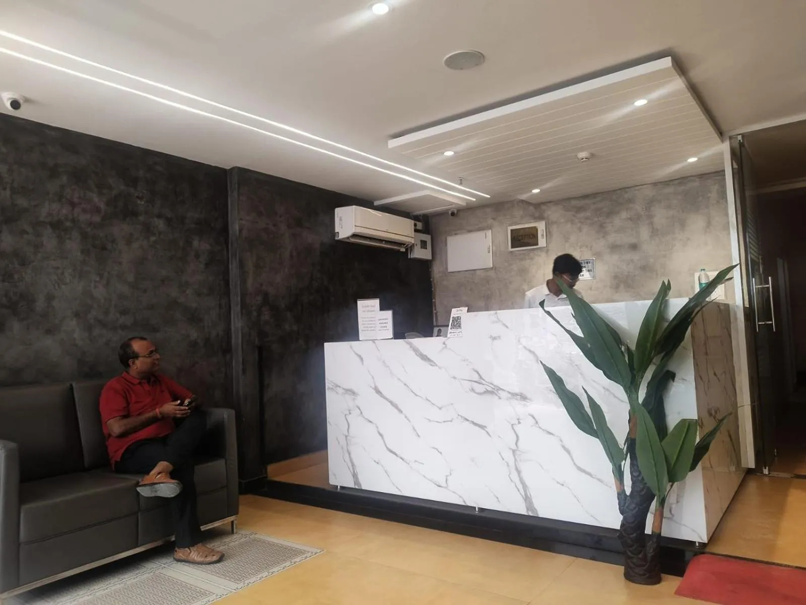 Lobby or reception in Hotel La Premier