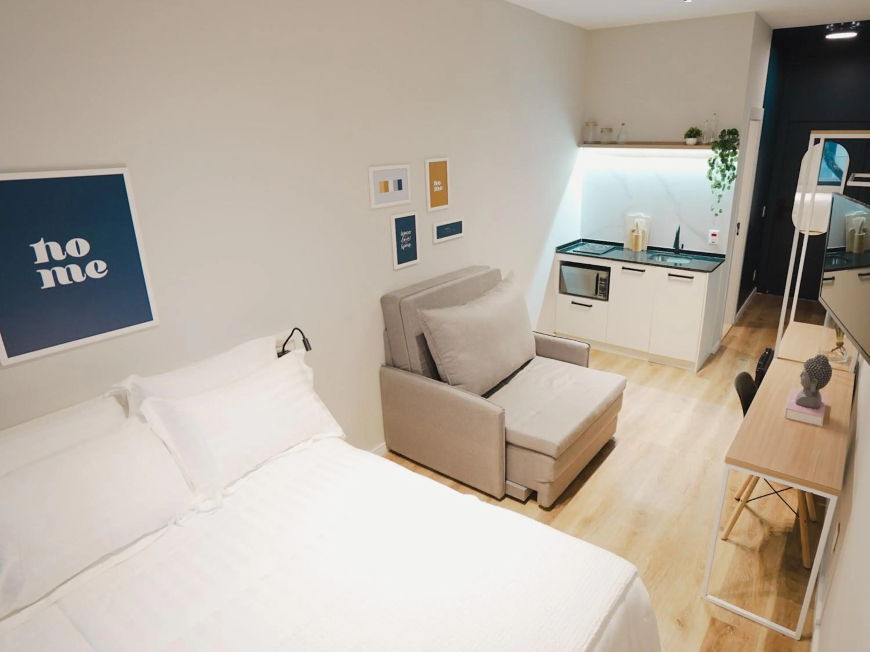 Bed in Apê Av Paulista Haddock Lobo