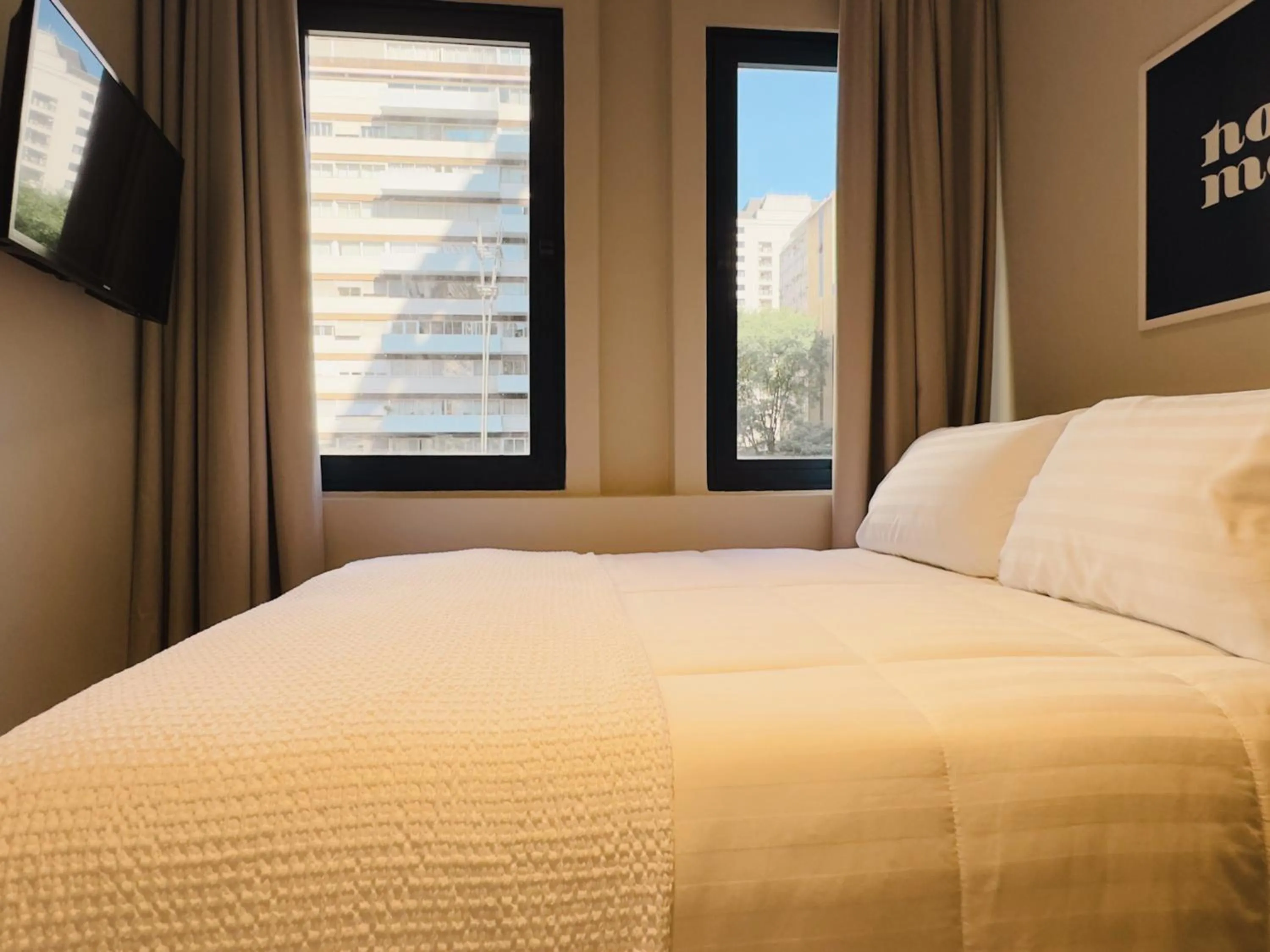 Bed in Apê Av Paulista Haddock Lobo