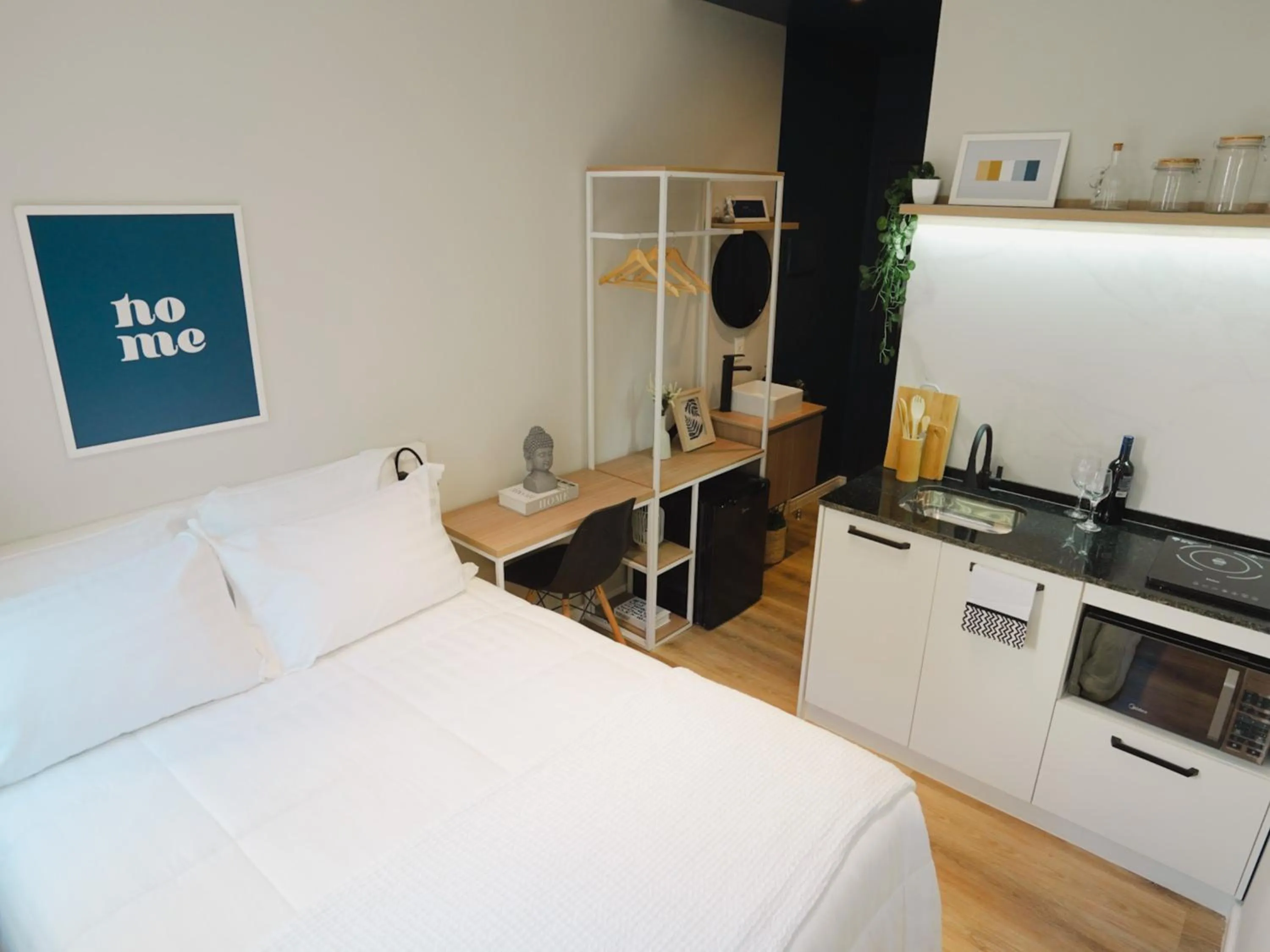 Bed in Apê Av Paulista Haddock Lobo