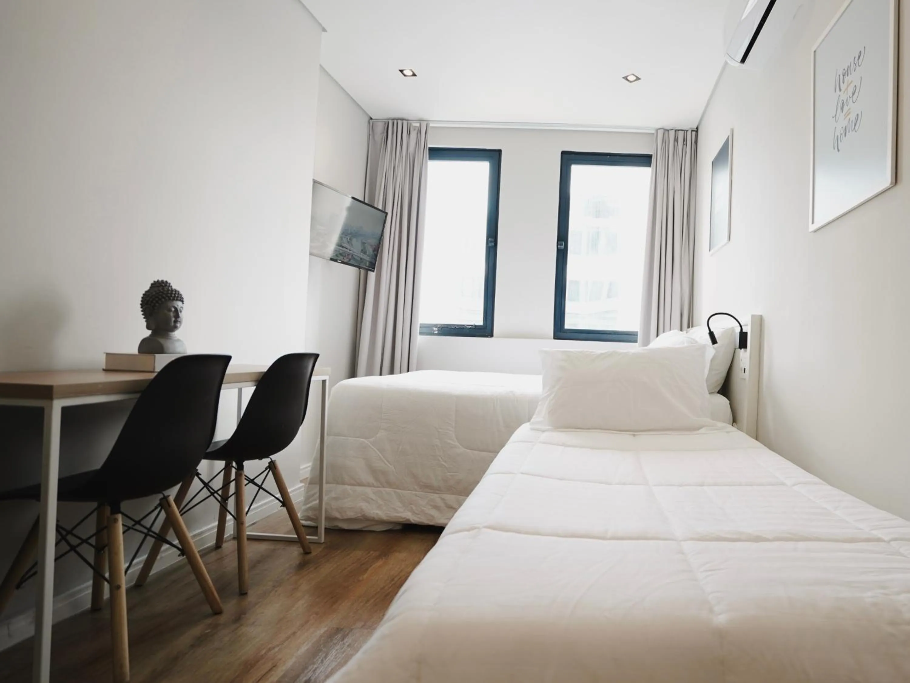 Bed in Apê Av Paulista Haddock Lobo