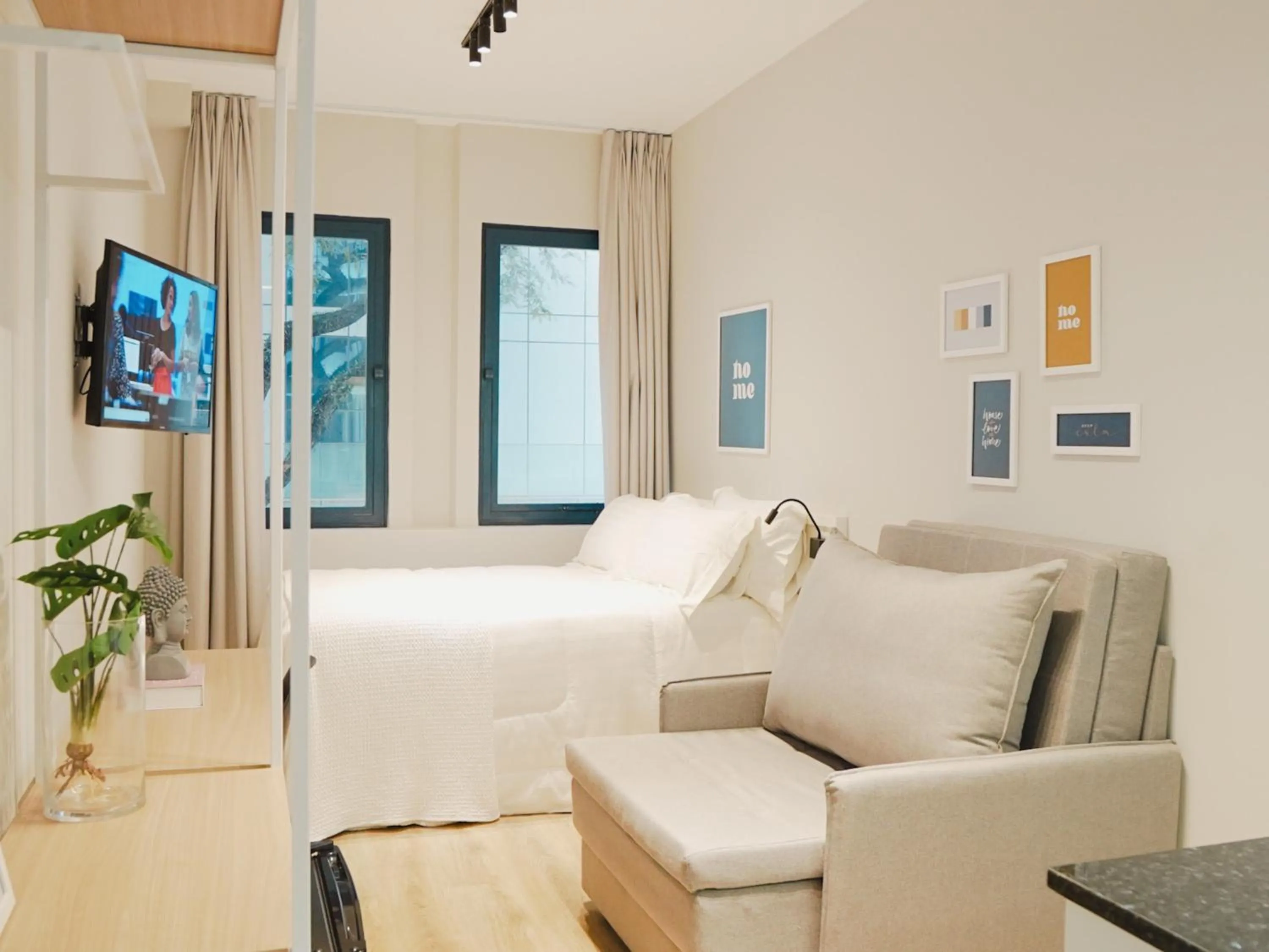 Bed in Apê Av Paulista Haddock Lobo