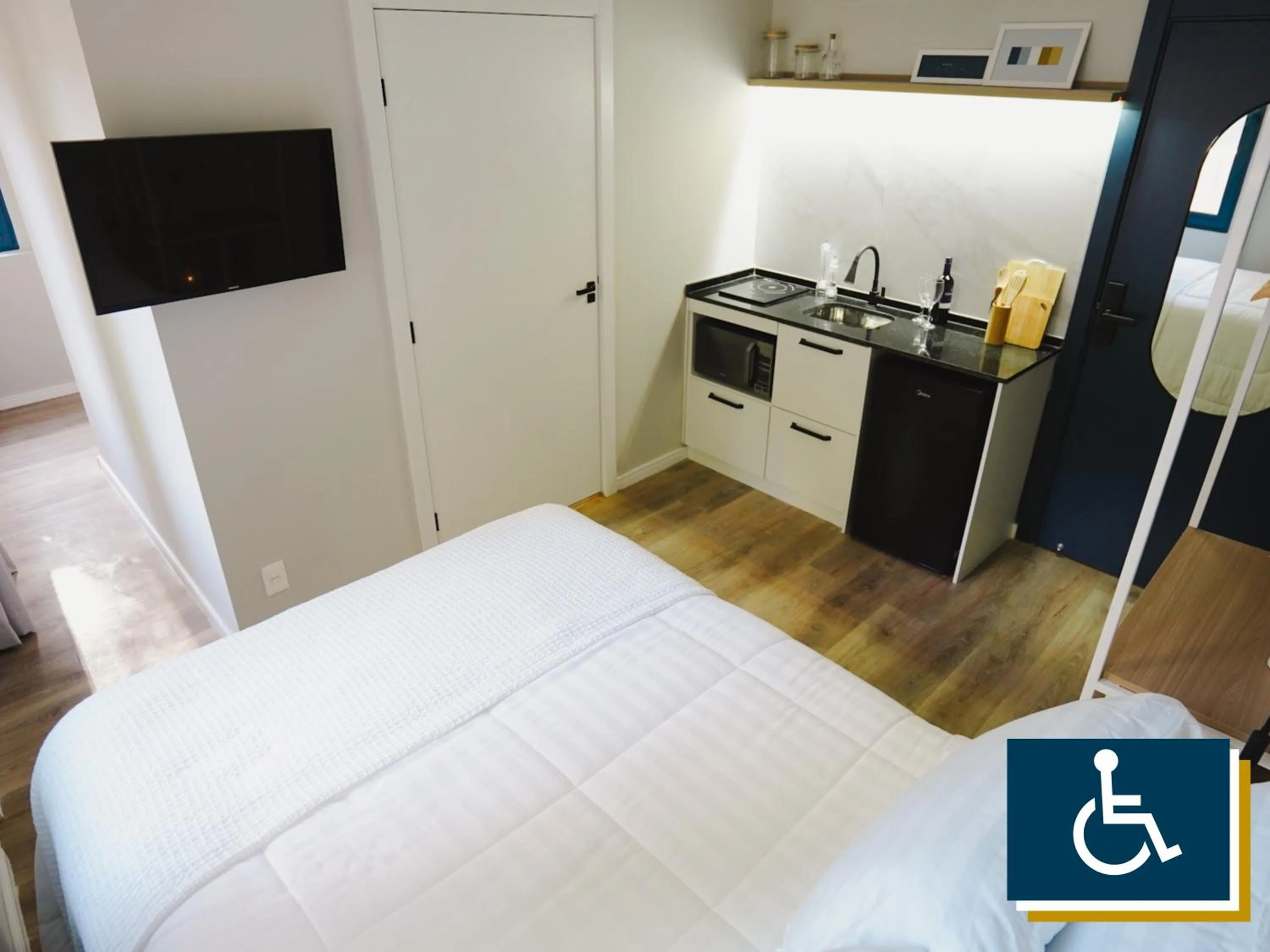 Photo of the whole room, Bed in Apê Av Paulista Haddock Lobo