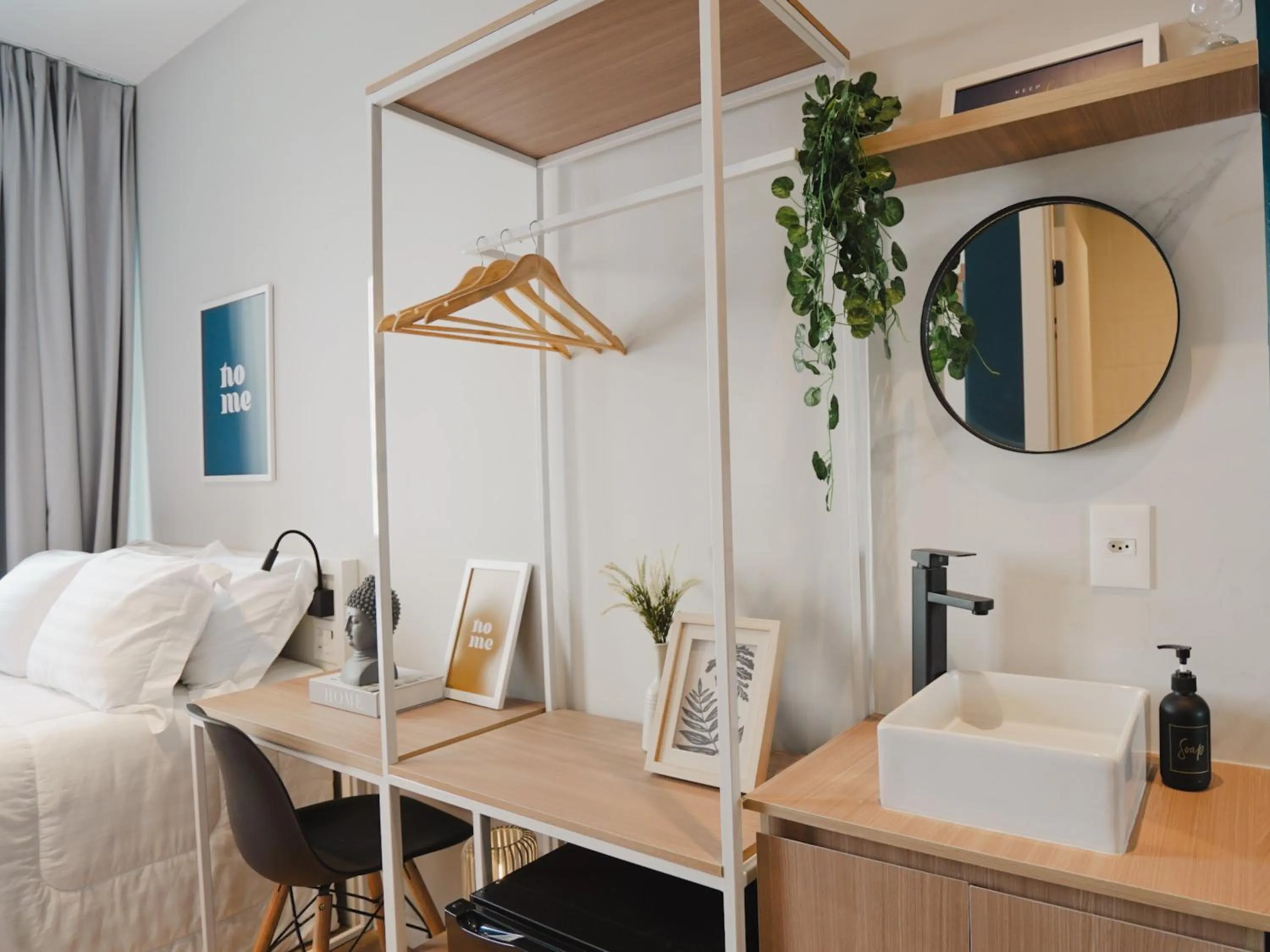 Bed in Apê Av Paulista Haddock Lobo