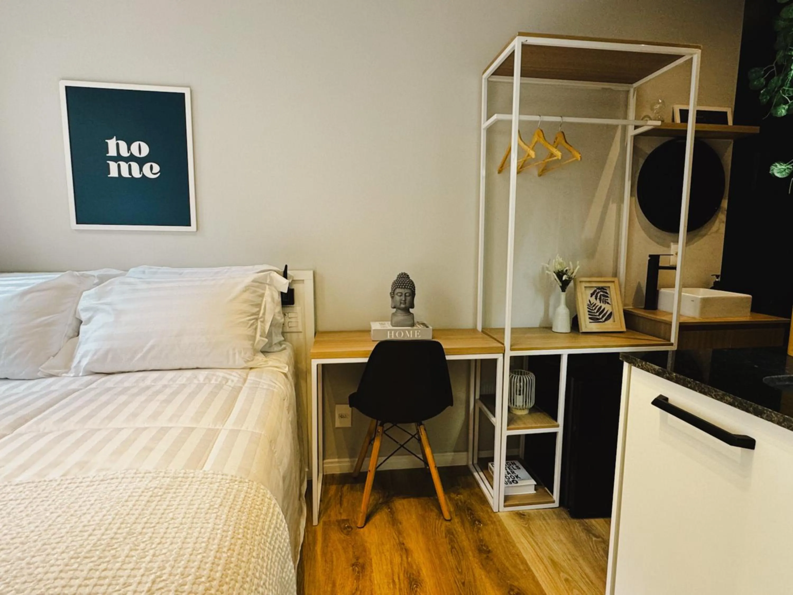 Bed in Apê Av Paulista Haddock Lobo