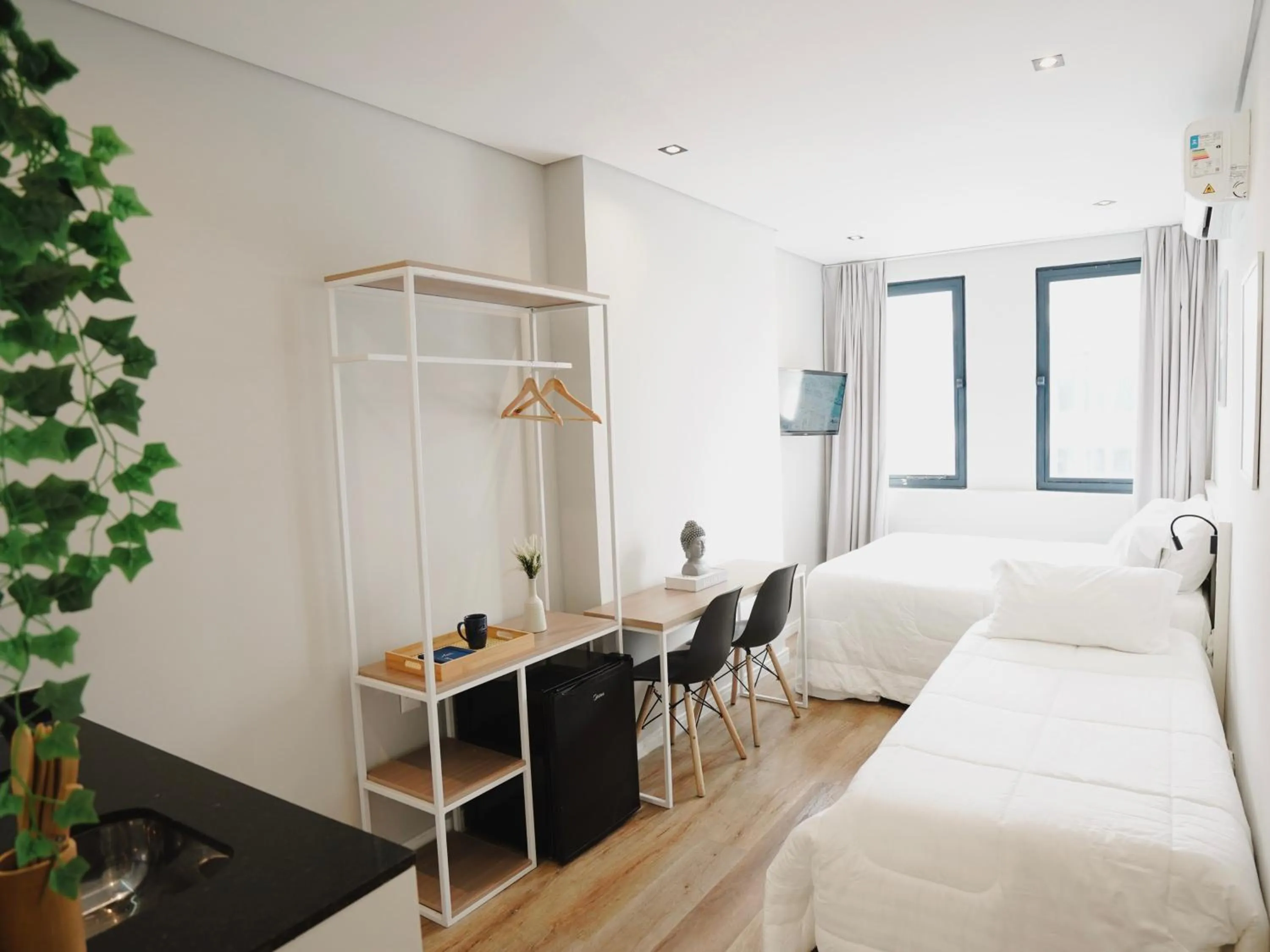 Bed in Apê Av Paulista Haddock Lobo