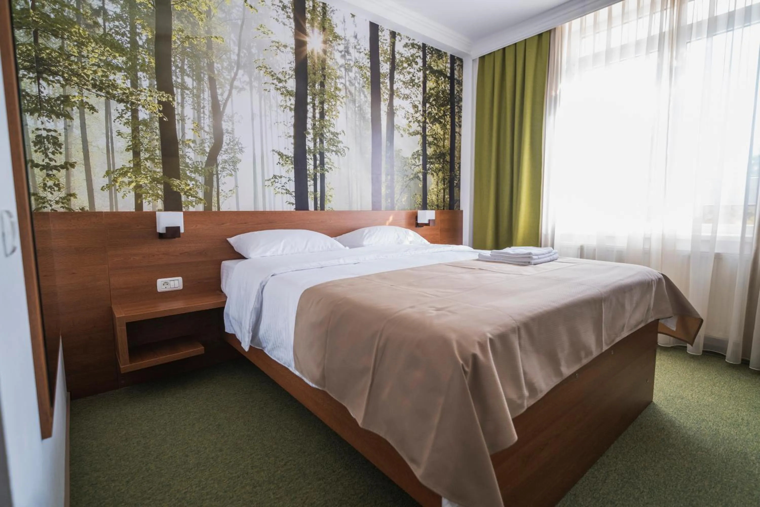 Bed in Hotel Comat Deva