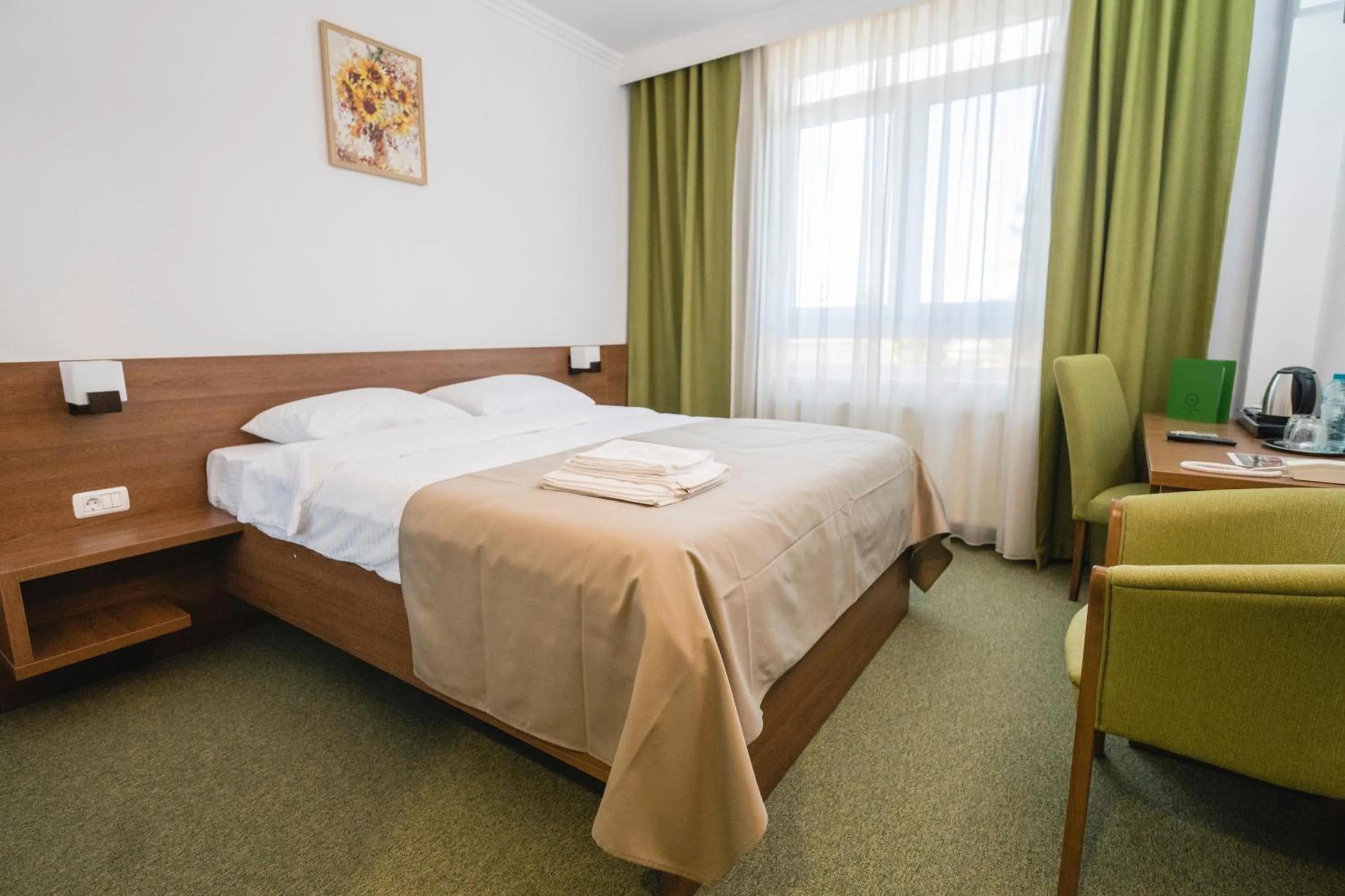 Bed in Hotel Comat Deva