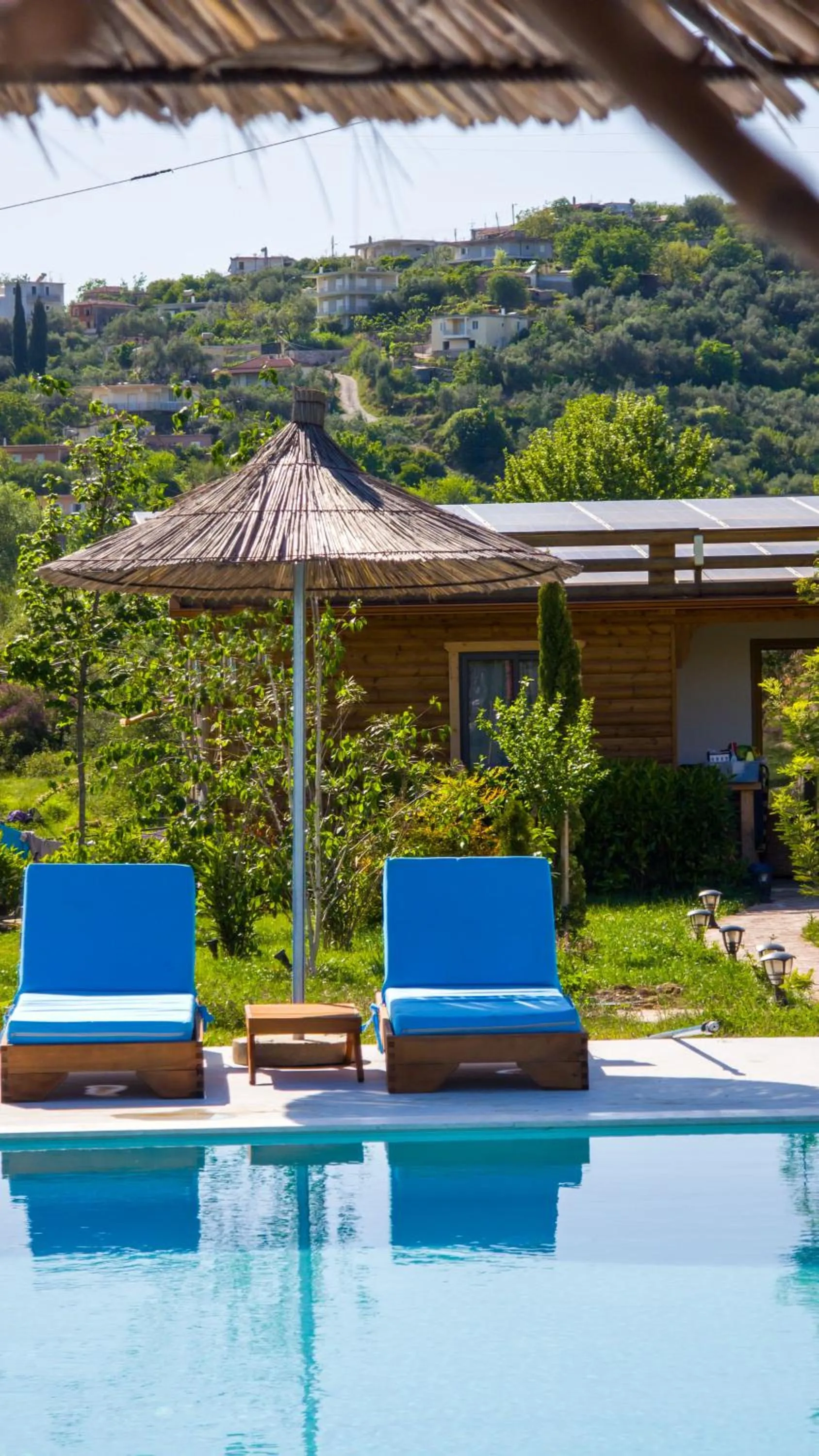 Pool view in Mesopotam Agrotourism Resort