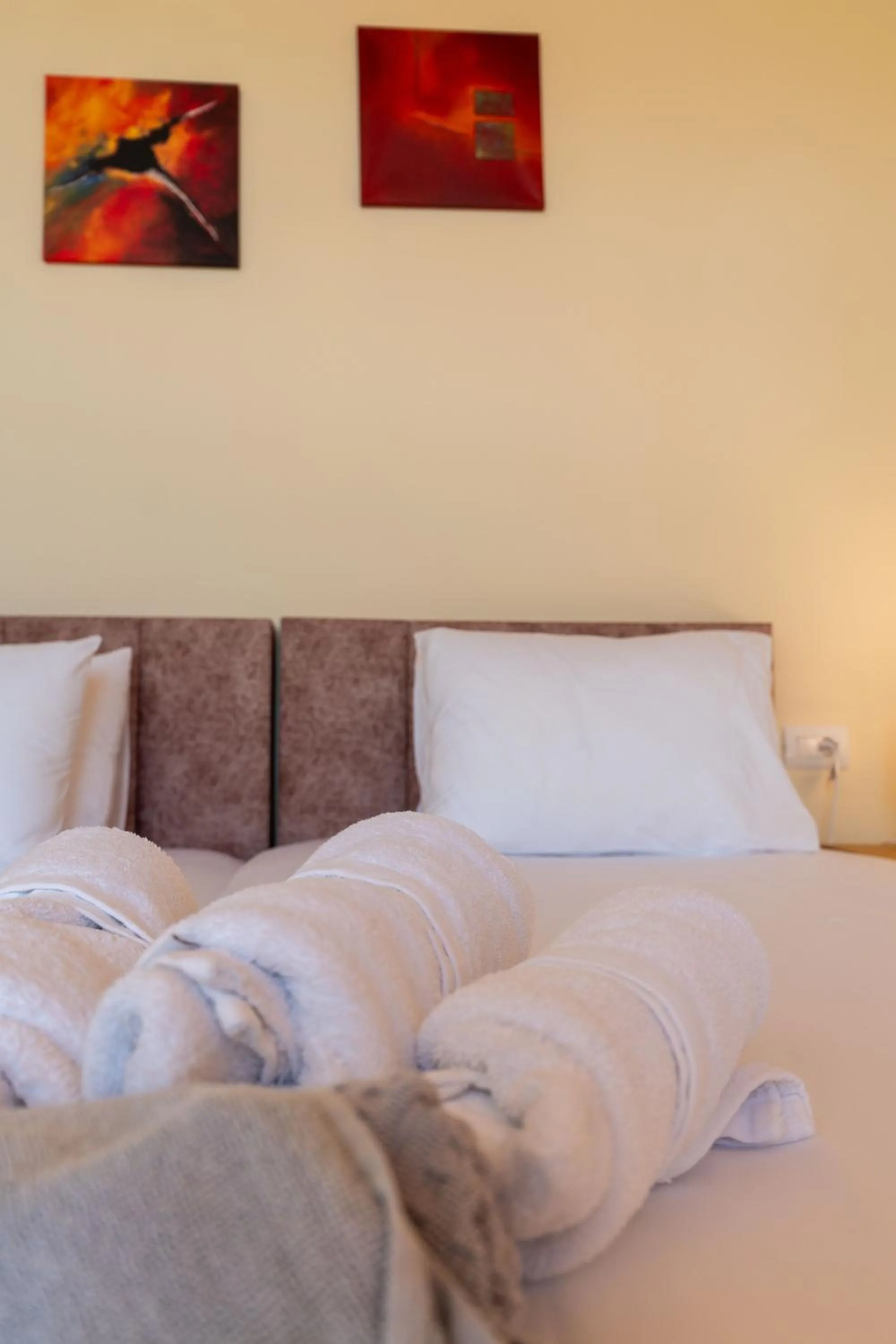 Bed in Mesopotam Agrotourism Resort