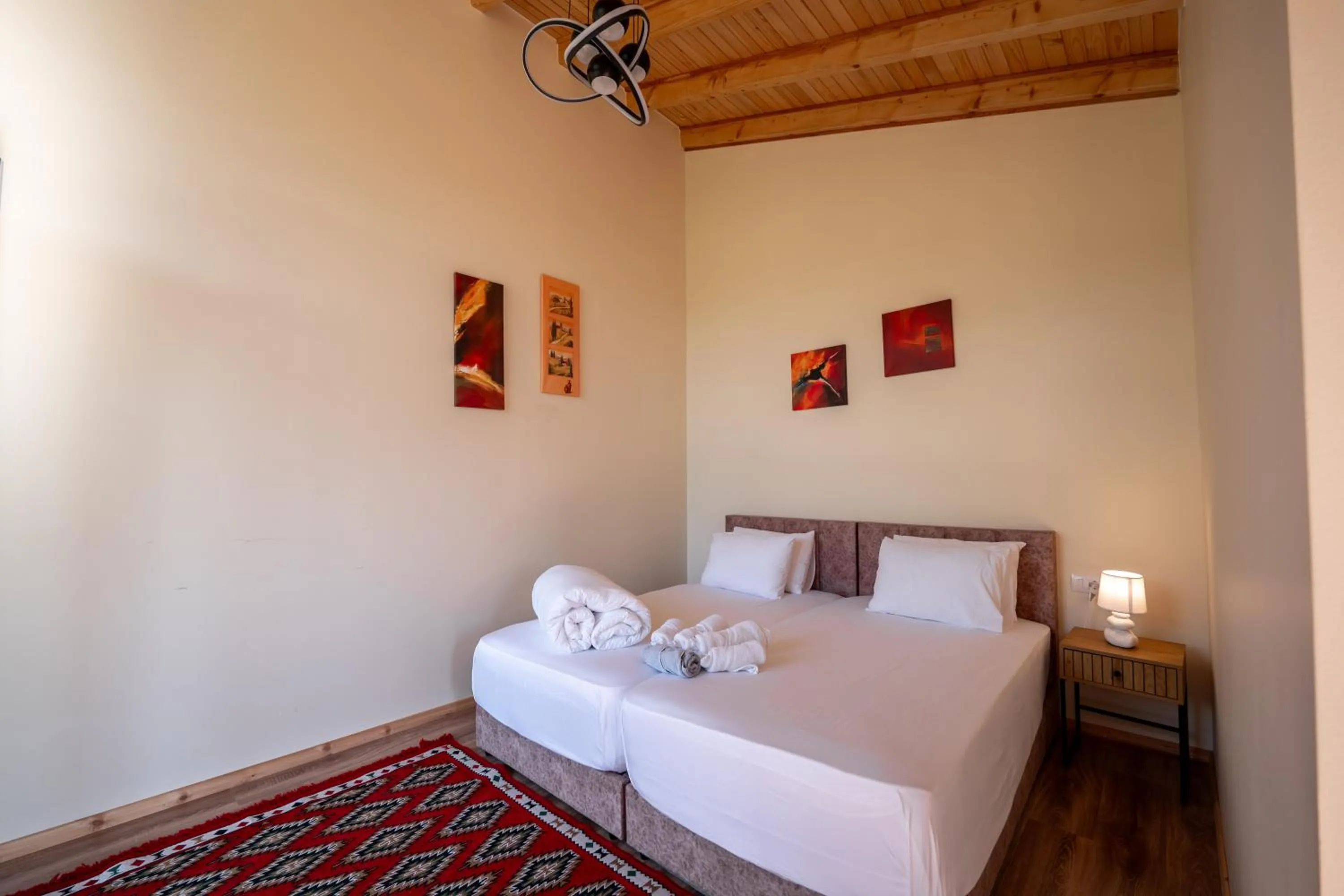 Bed in Mesopotam Agrotourism Resort