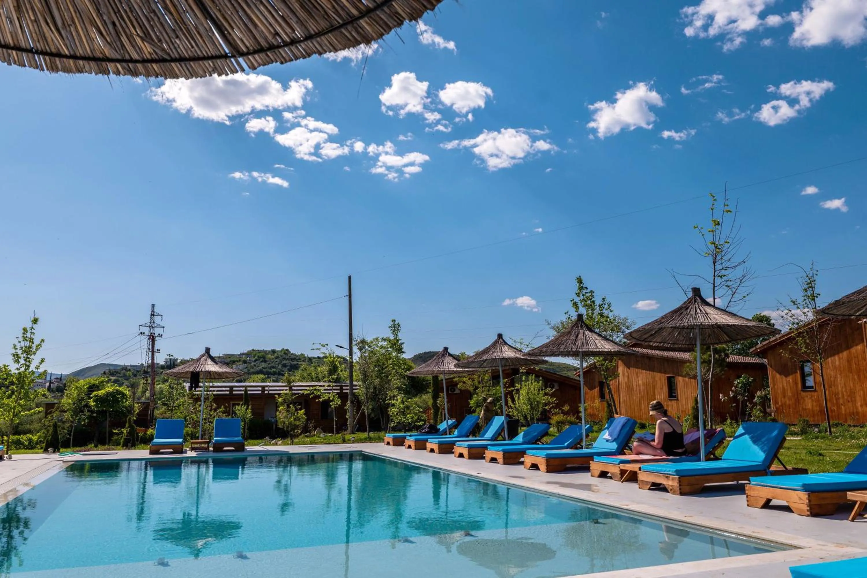 Swimming pool in Mesopotam Agrotourism Resort
