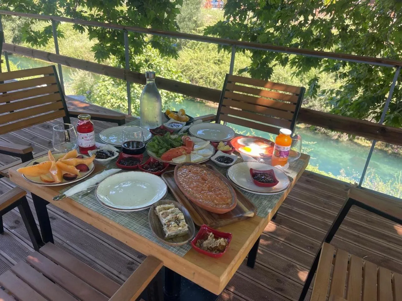 Breakfast in Mesopotam Agrotourism Resort