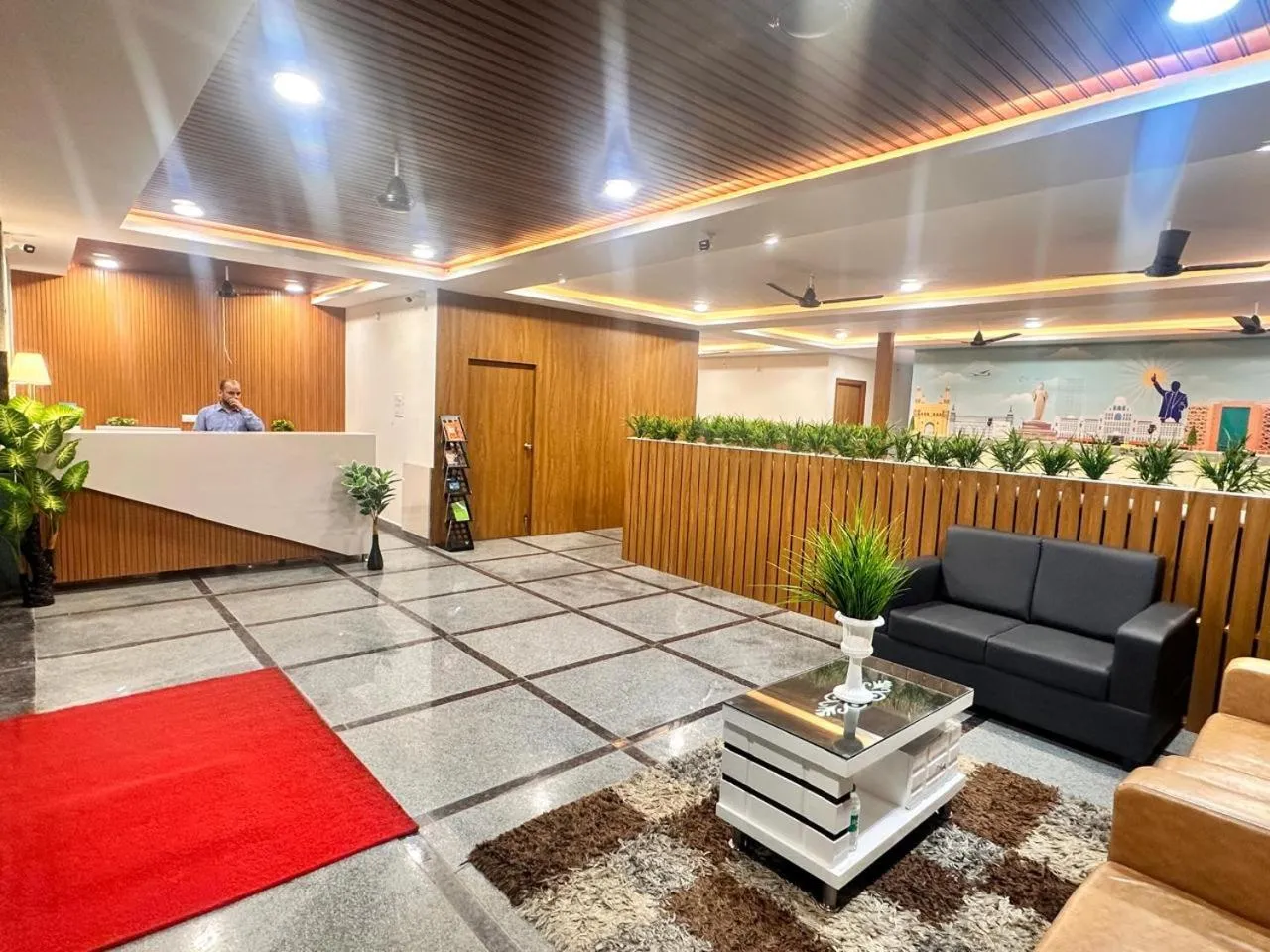 Lobby or reception in Hotel Aerotel Airport Zone,Shamshabad