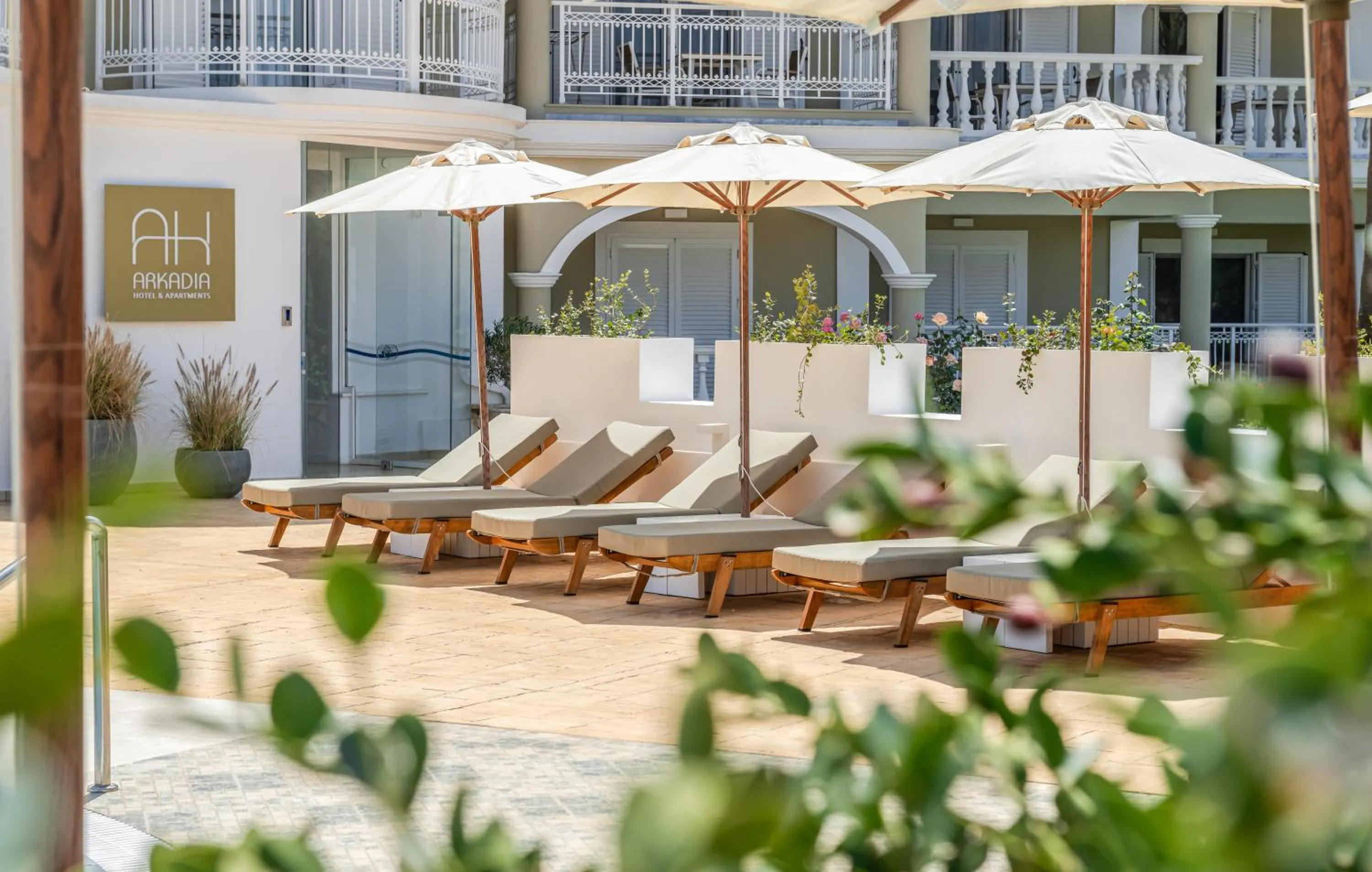 sunbed in Arkadia Hotel